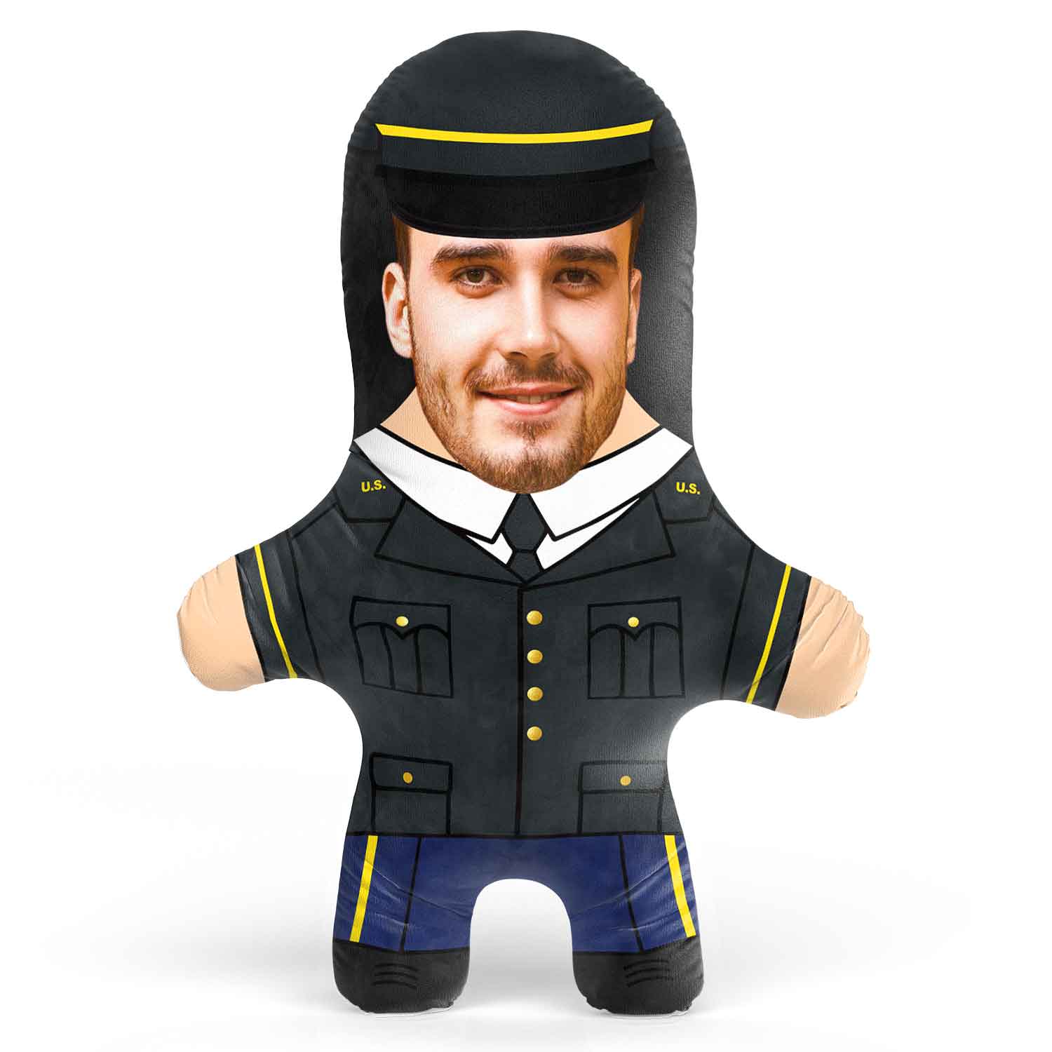 US Captain Face Pillow