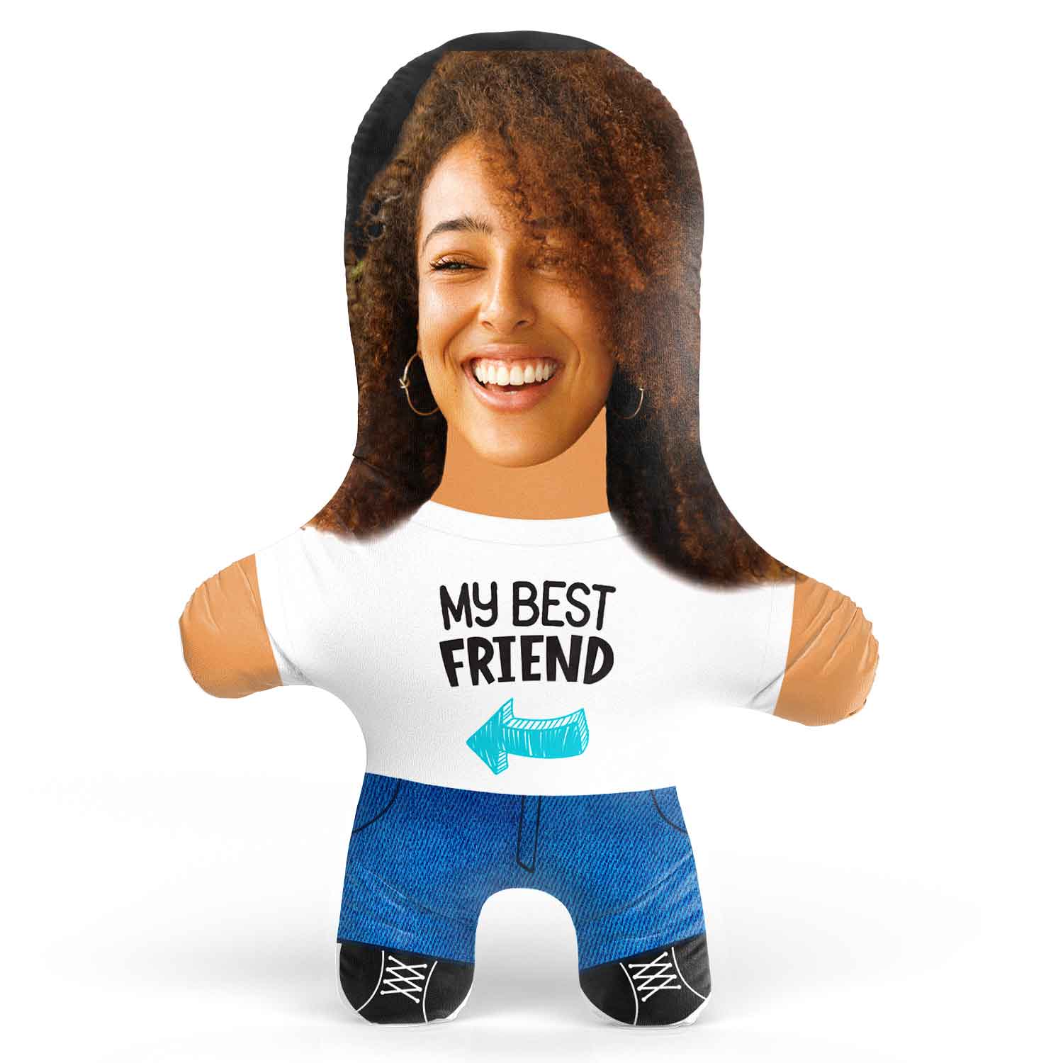 My Best Friend Face Pillow