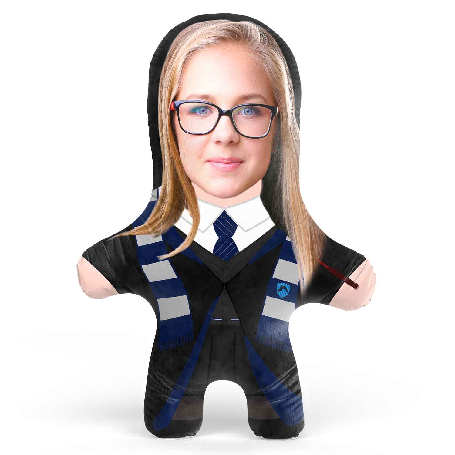 Female Eagle Wizard Face Pillow