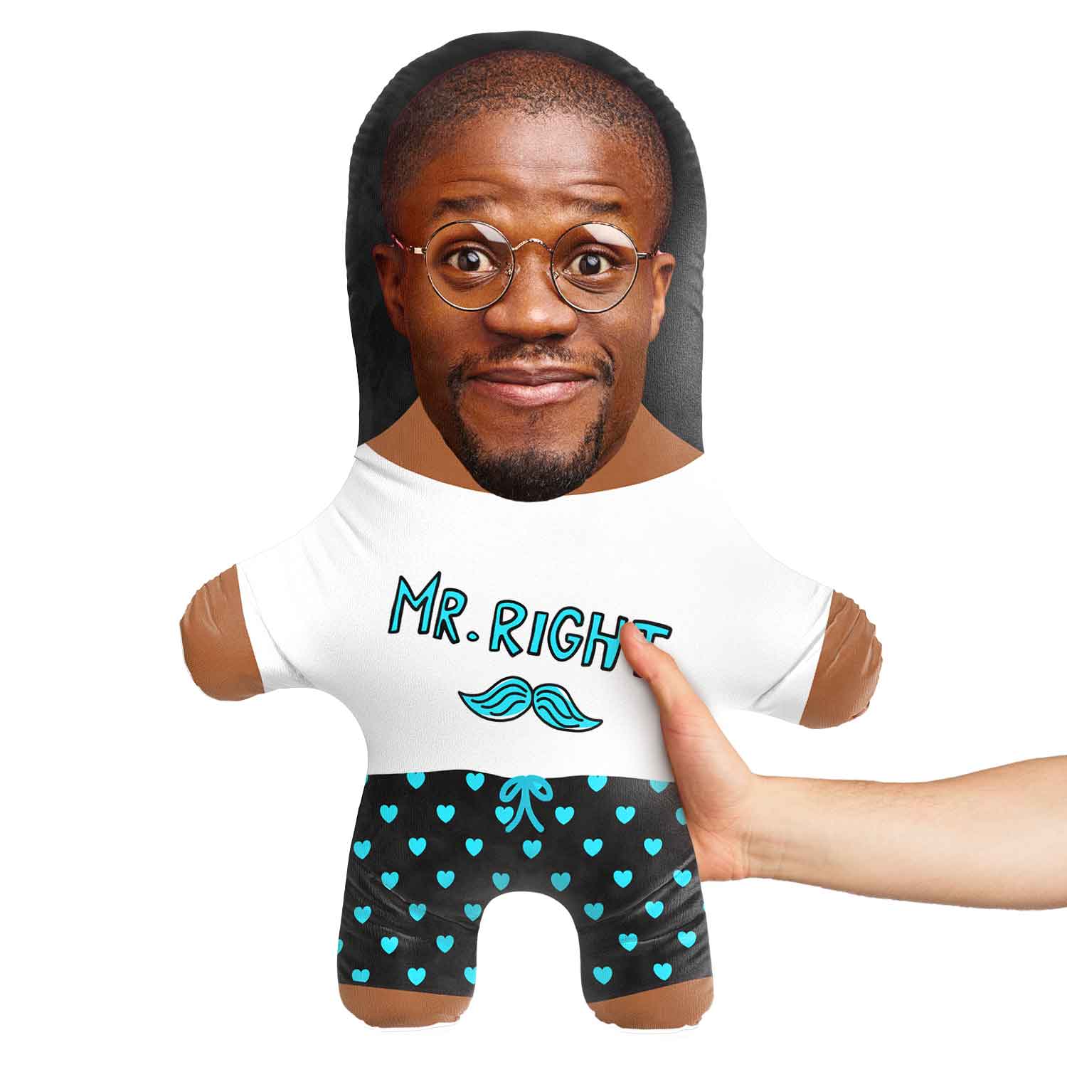 Mr Right Face Pillow