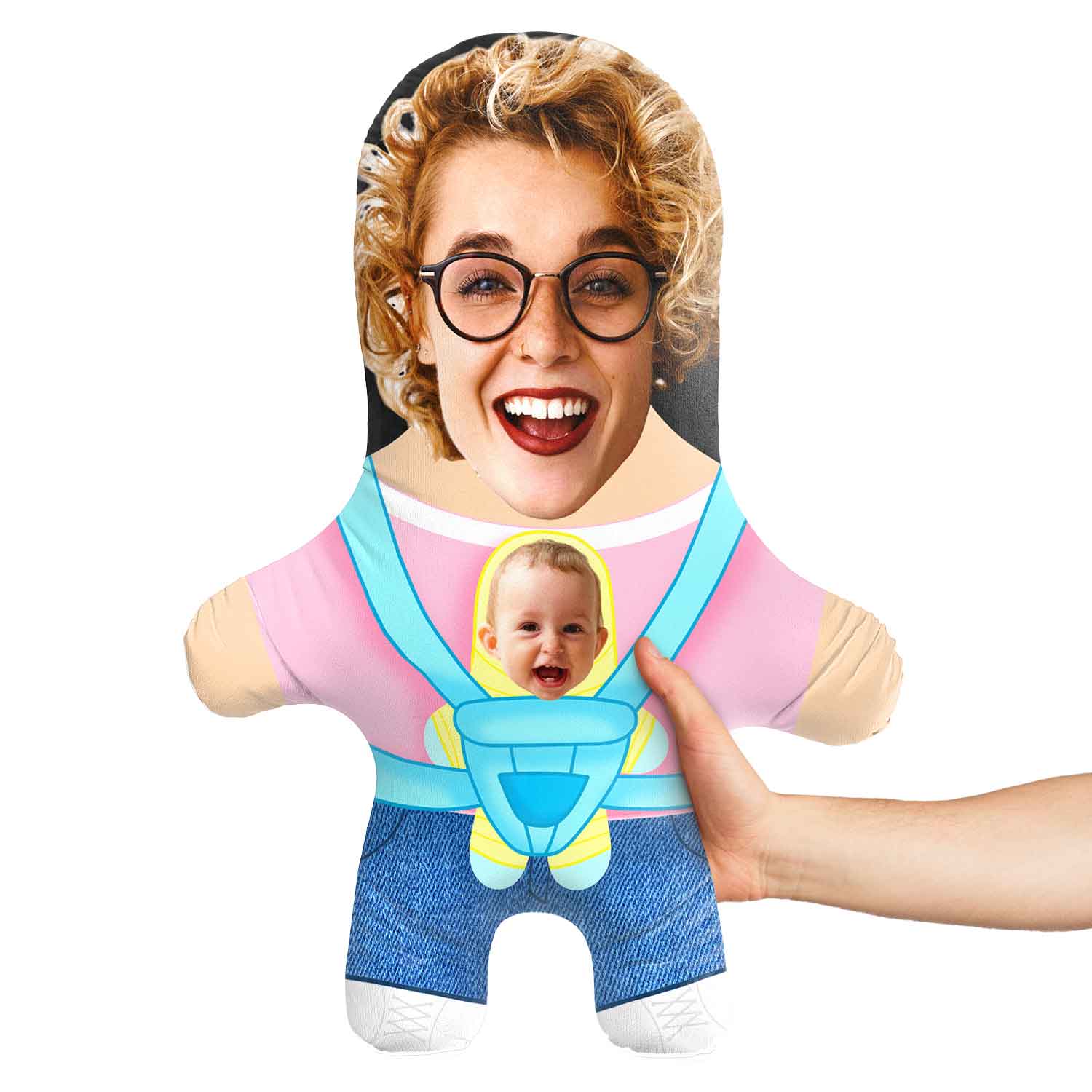 Female Baby Harness Face Pillow