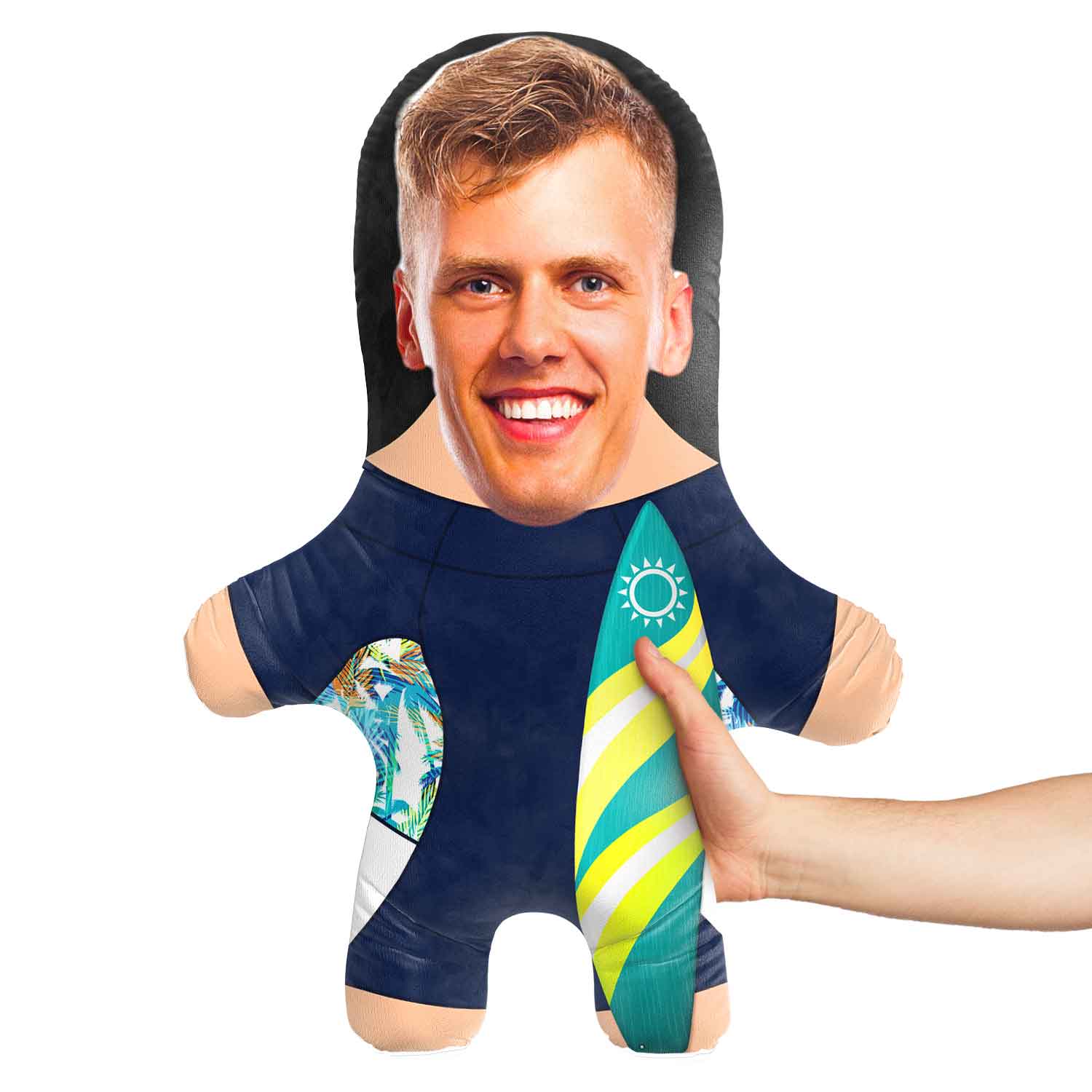 Surfer Face Pillow