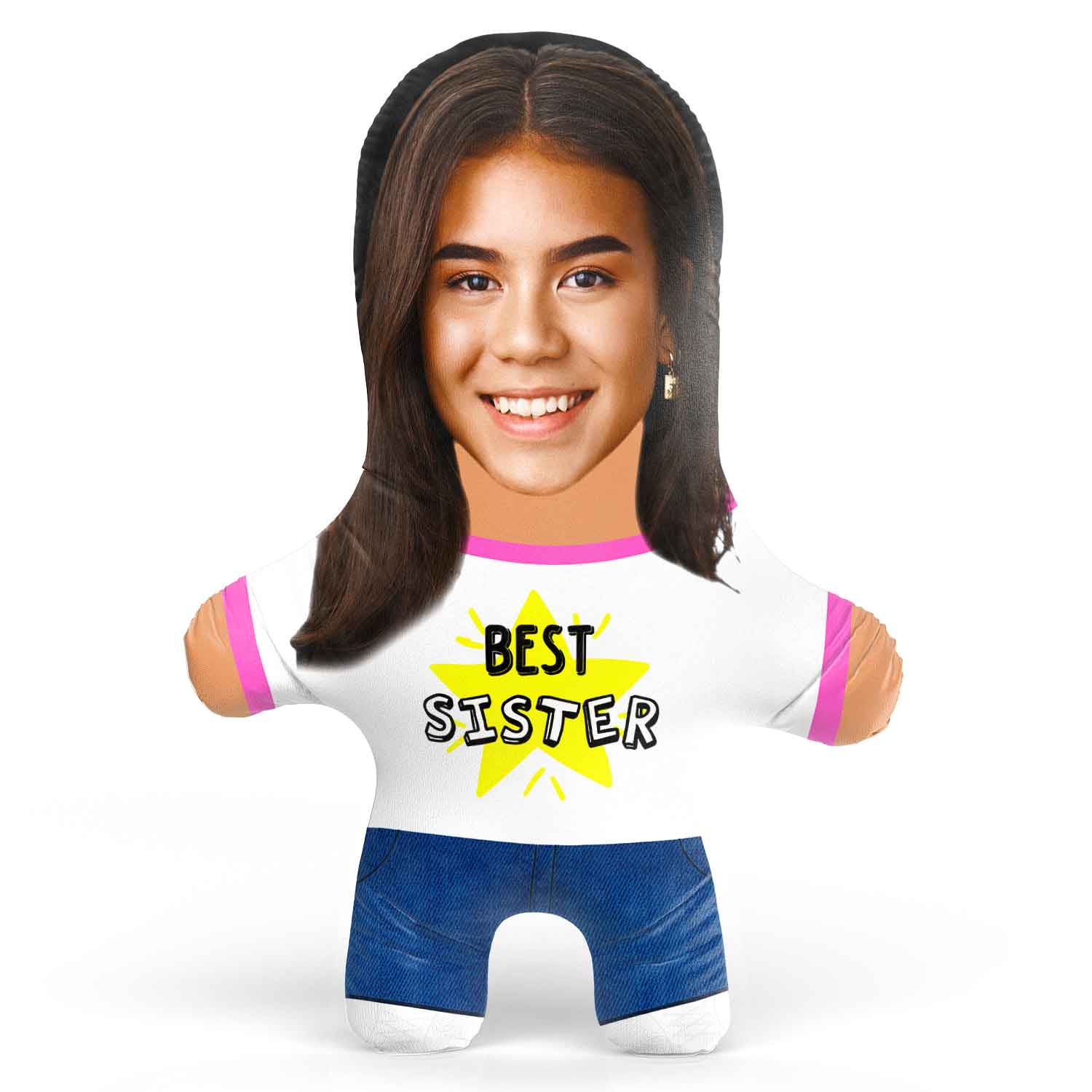 Best Sister Face Pillow