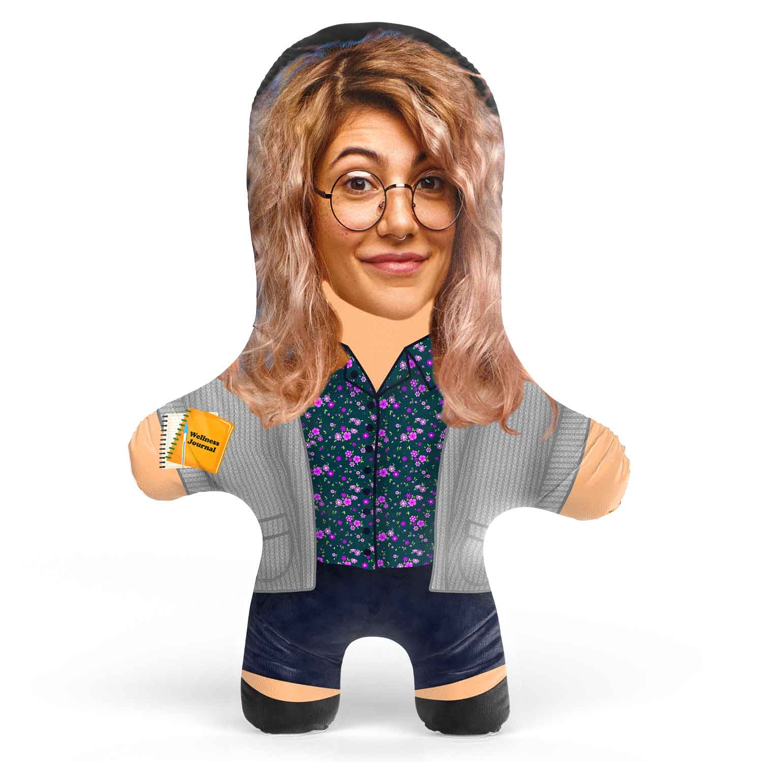 Female Therapist Face Pillow