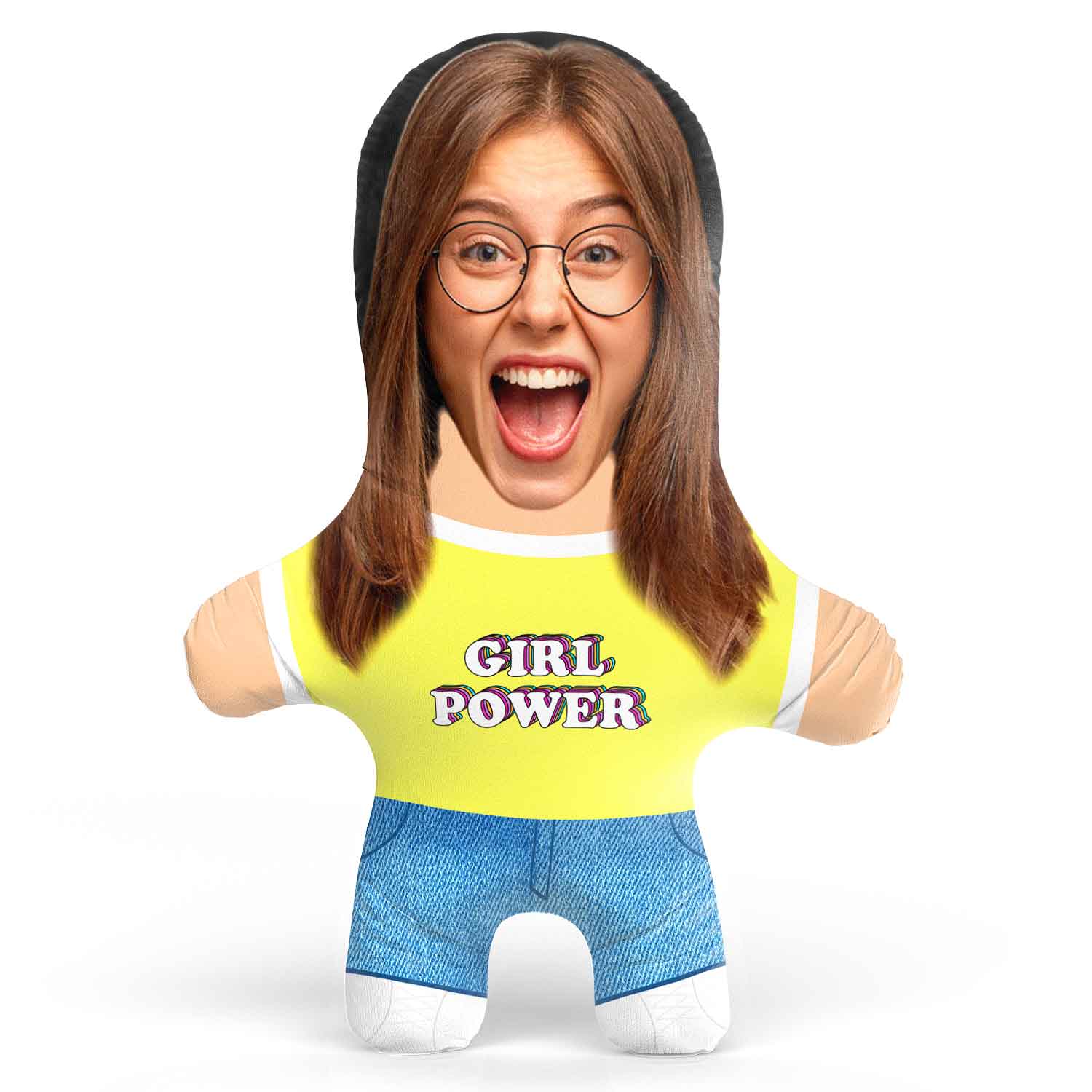Girl Power Face Pillow