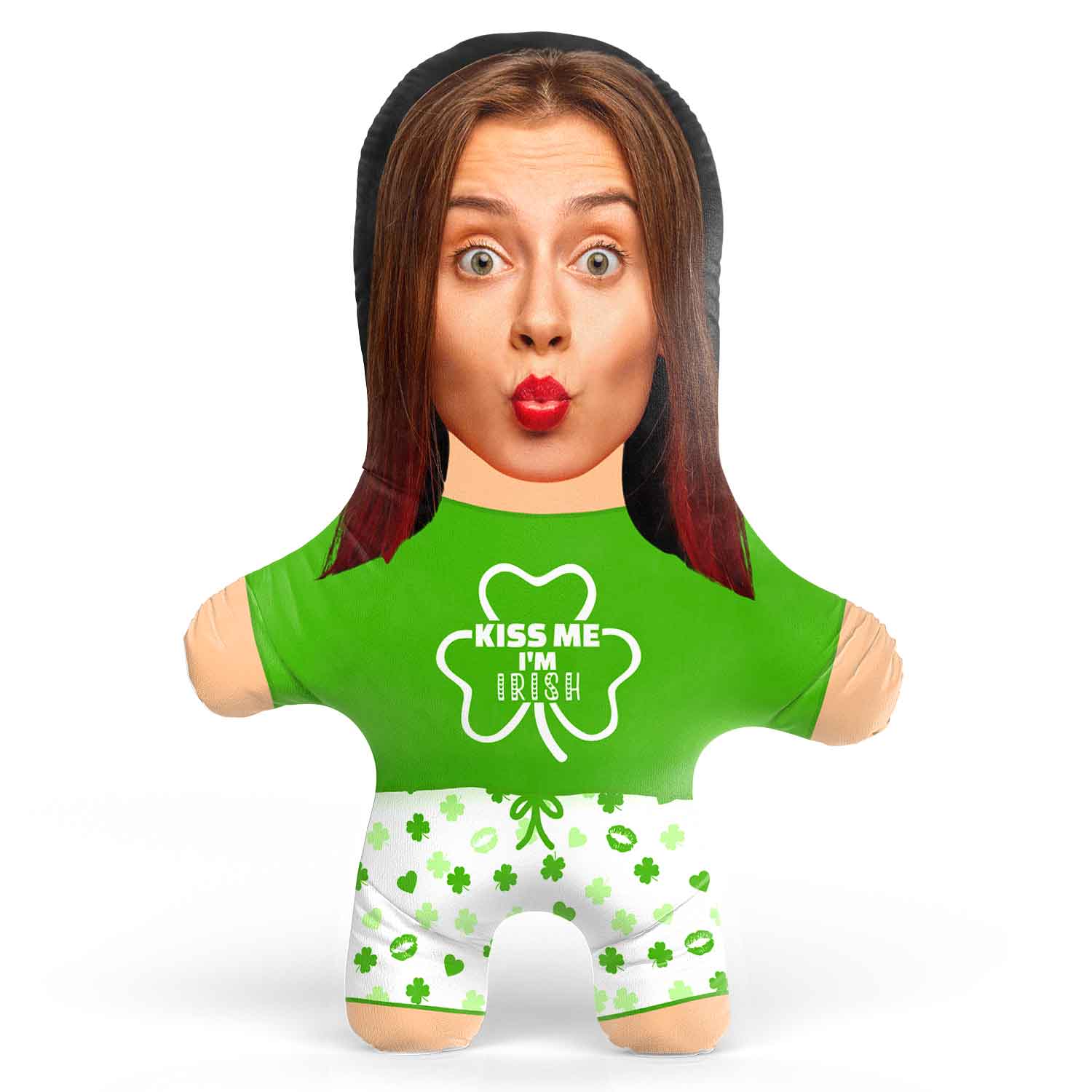 Kiss me I'm Irish Face Pillow