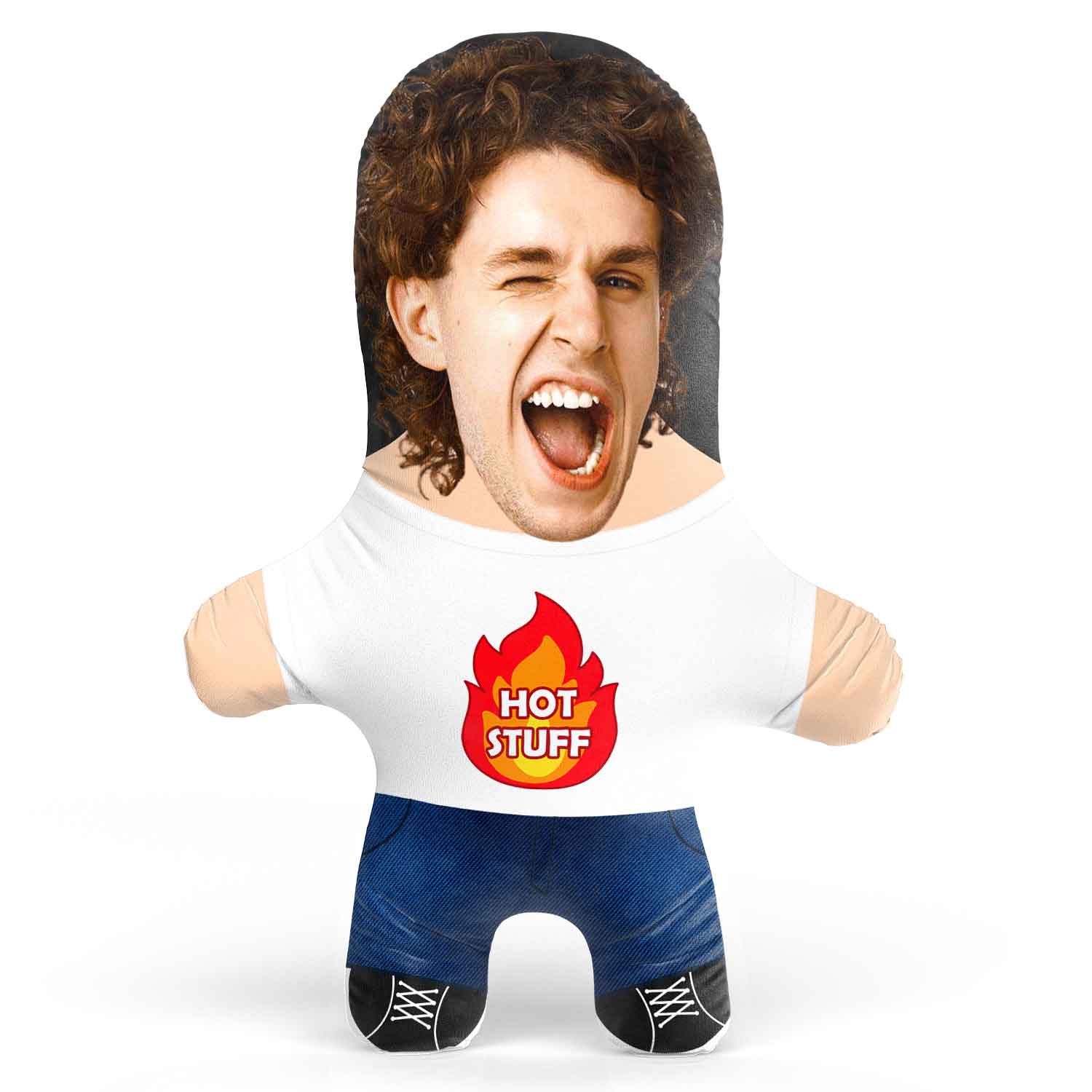 Hot Stuff Face Pillow