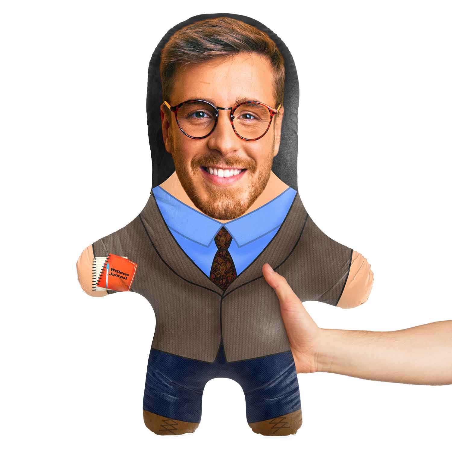 Male Therapist Face Pillow