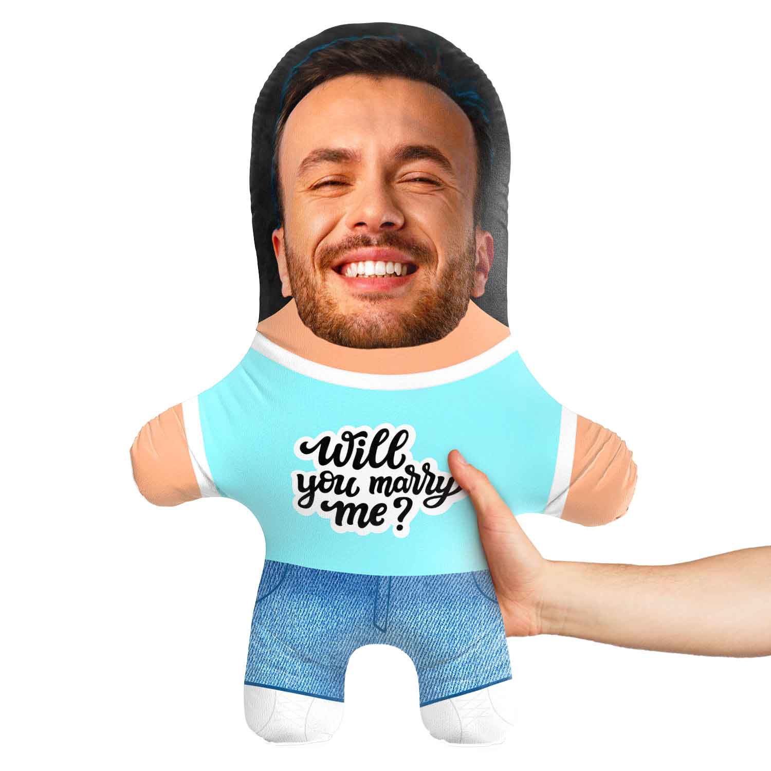 Will You Marry Me? Face Pillow