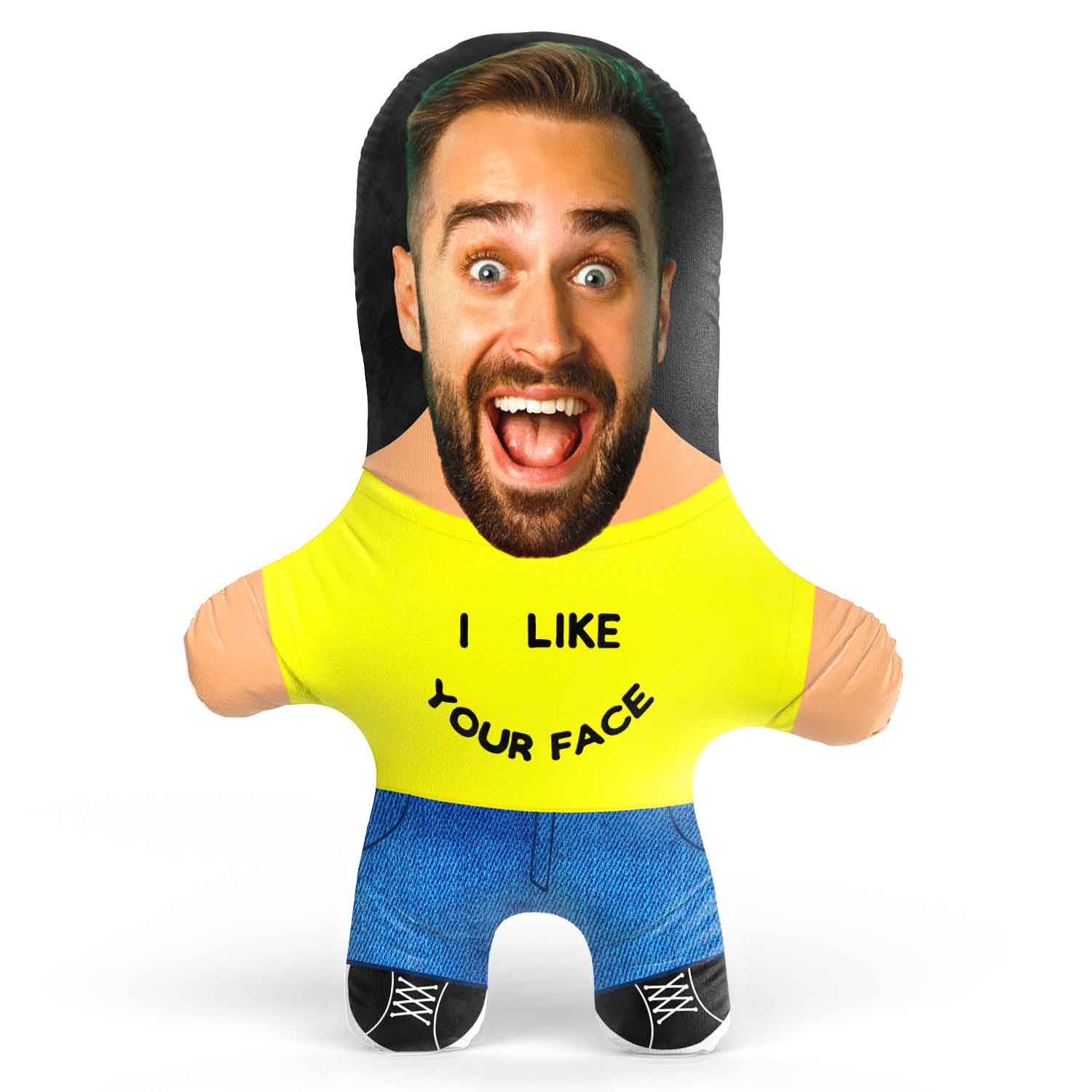 I Like Your Face Face Pillow