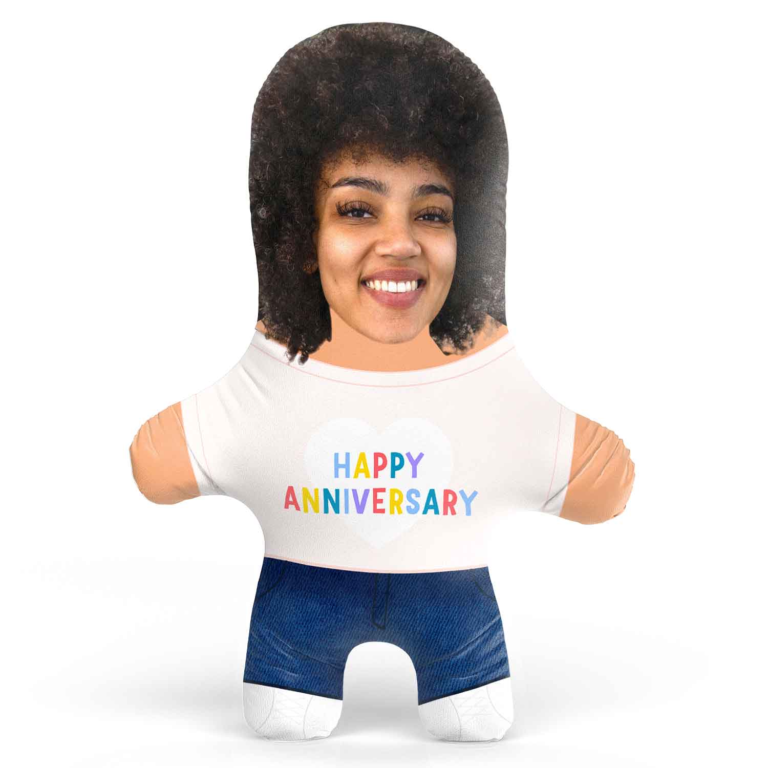 Happy Anniversary Face Pillow
