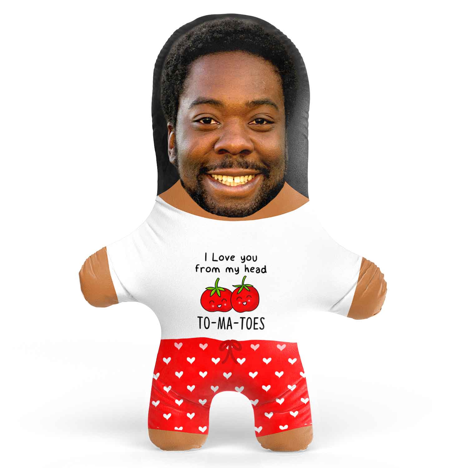 I Love You From My Head to Ma Toes Face Pillow