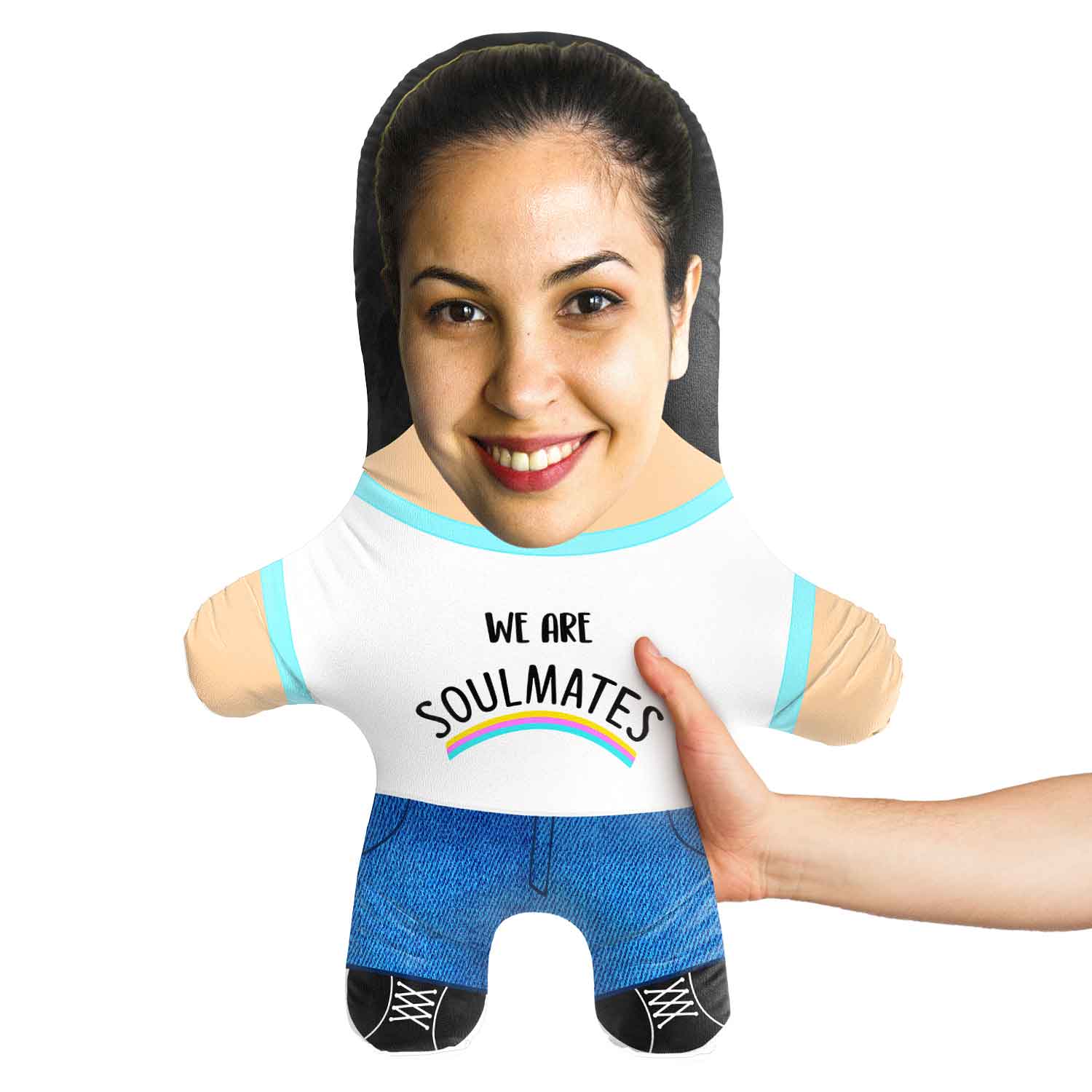 We Are Soulmates Face Pillow