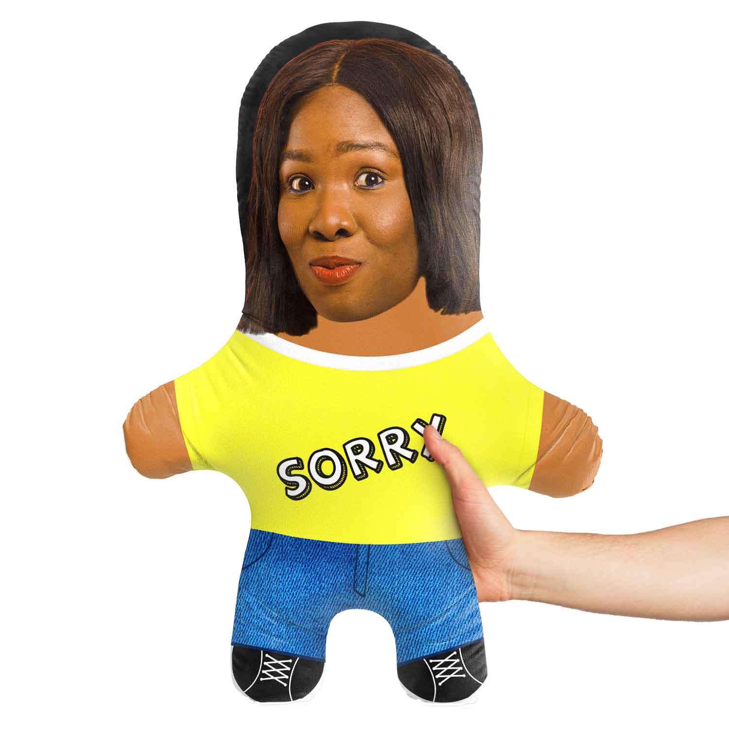 Sorry Face Pillow