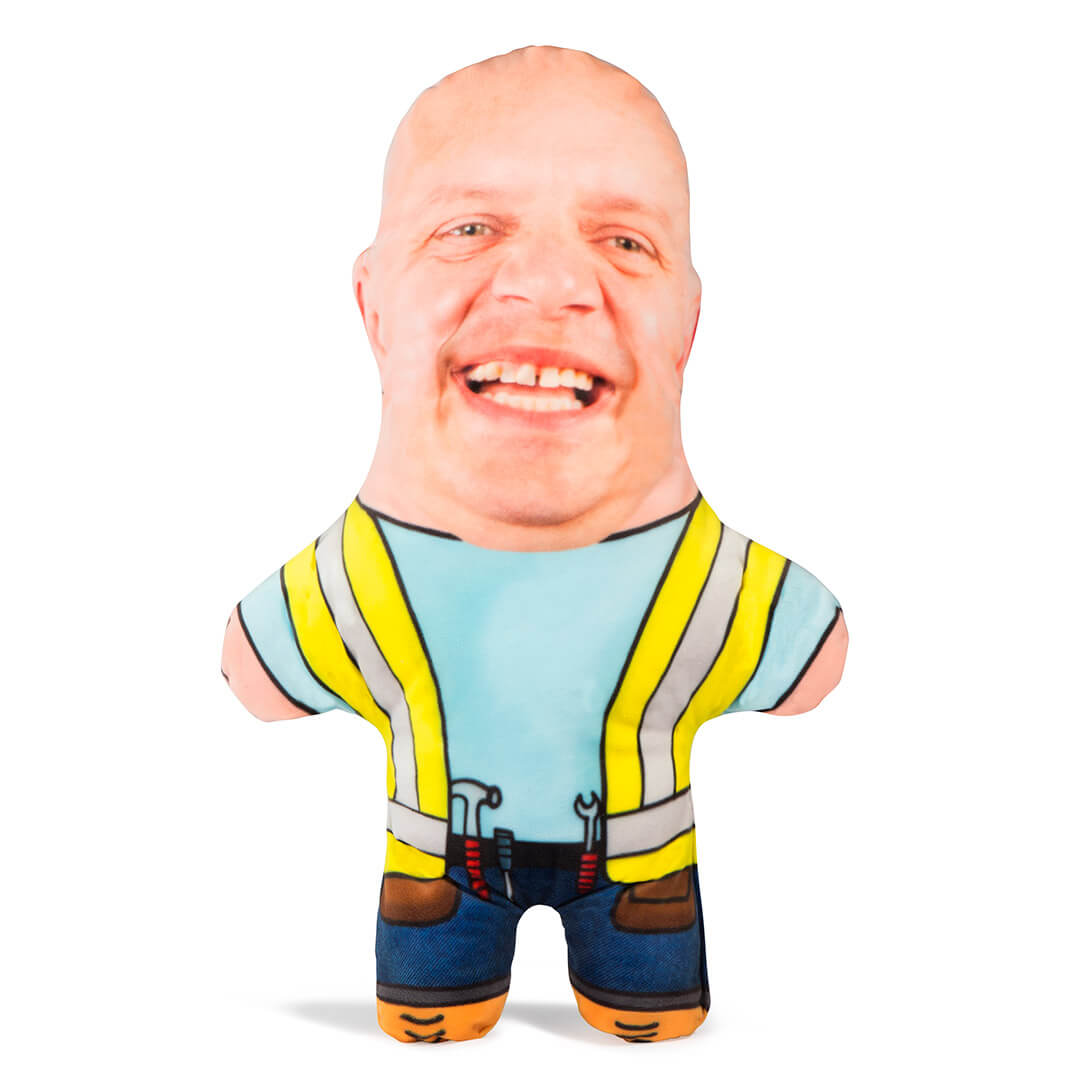 Builder Face Pillow