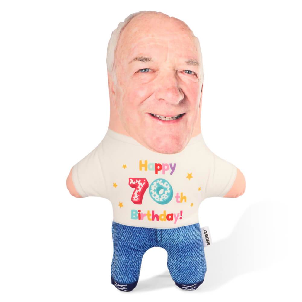 70th Birthday Face Pillow