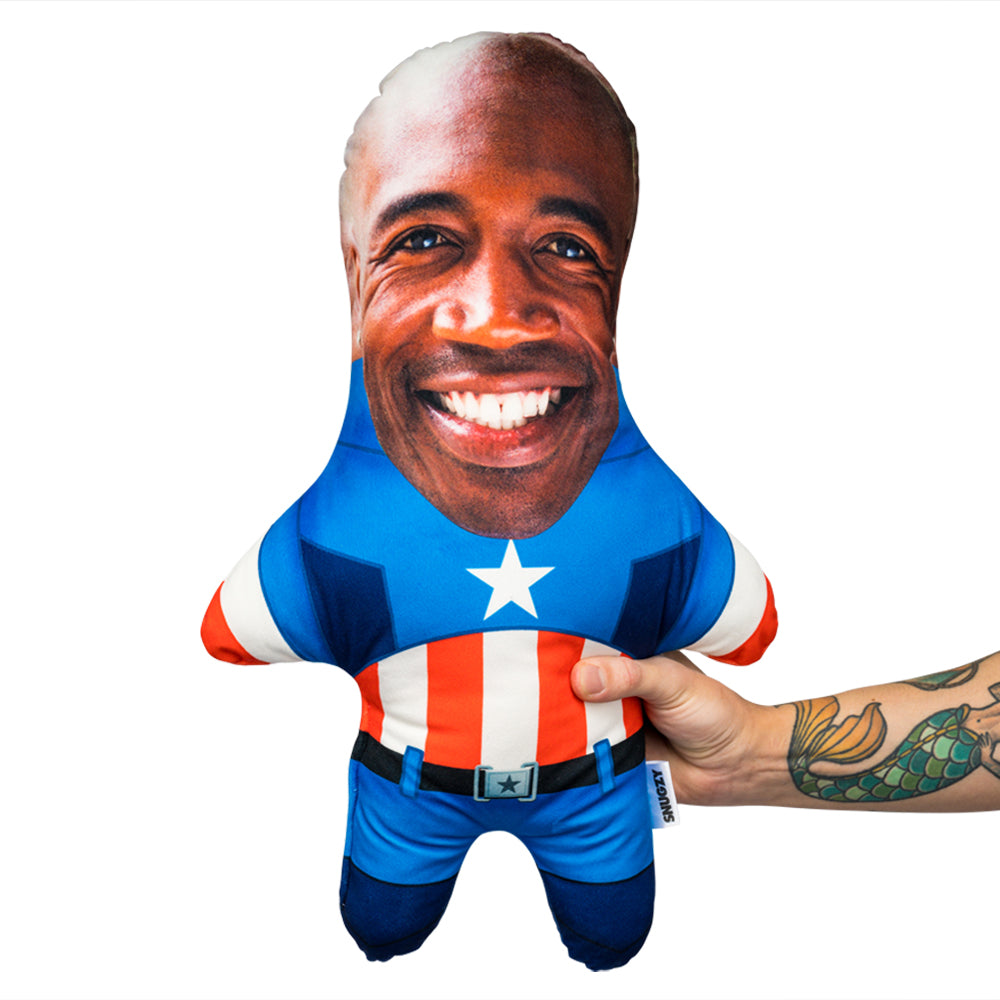 America Superhero Face Pillow