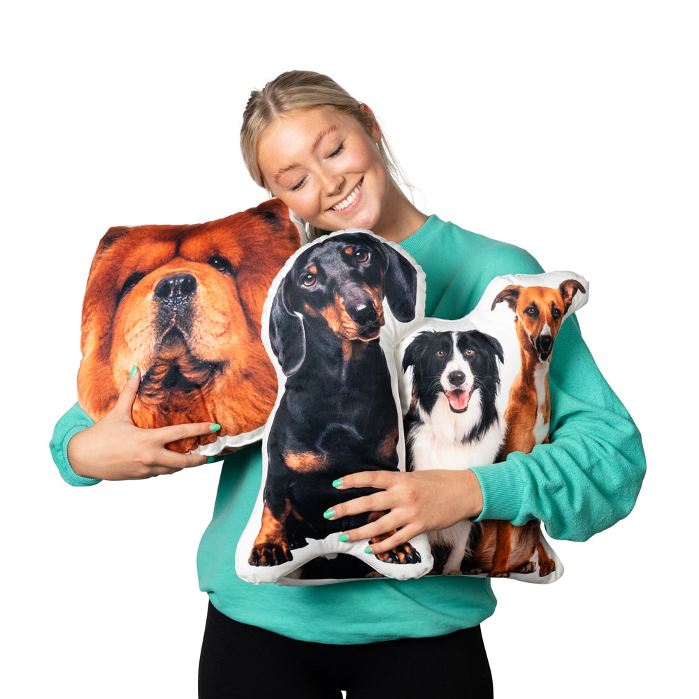 Dog Photo Shaped Pillow