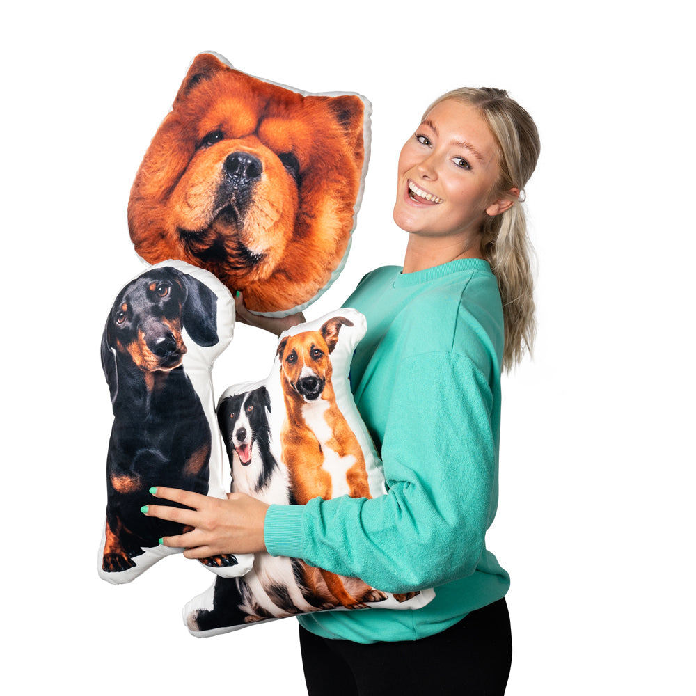 Dog Photo Shaped Pillow