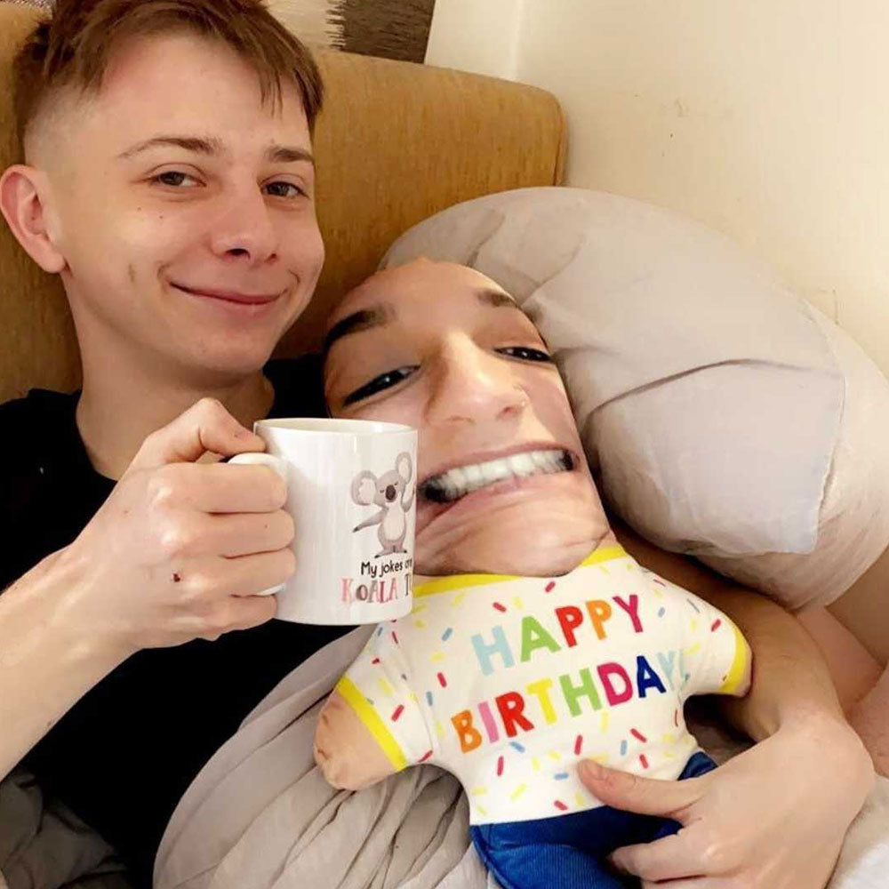 Happy Birthday Face Pillow