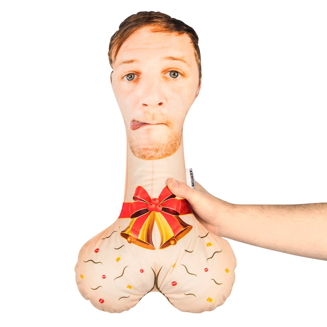 Jingle Balls Face Pillow