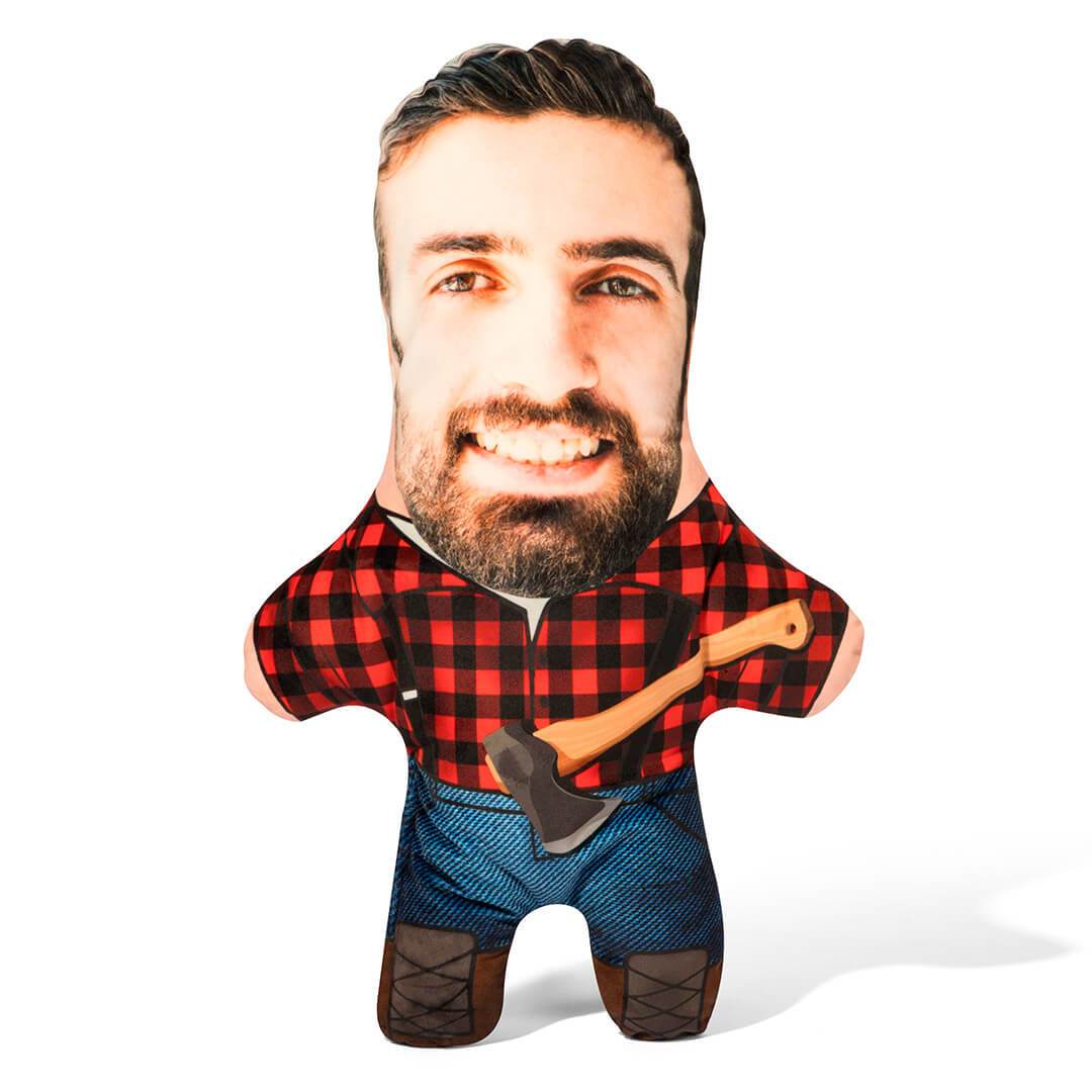 Lumberjack Face Pillow