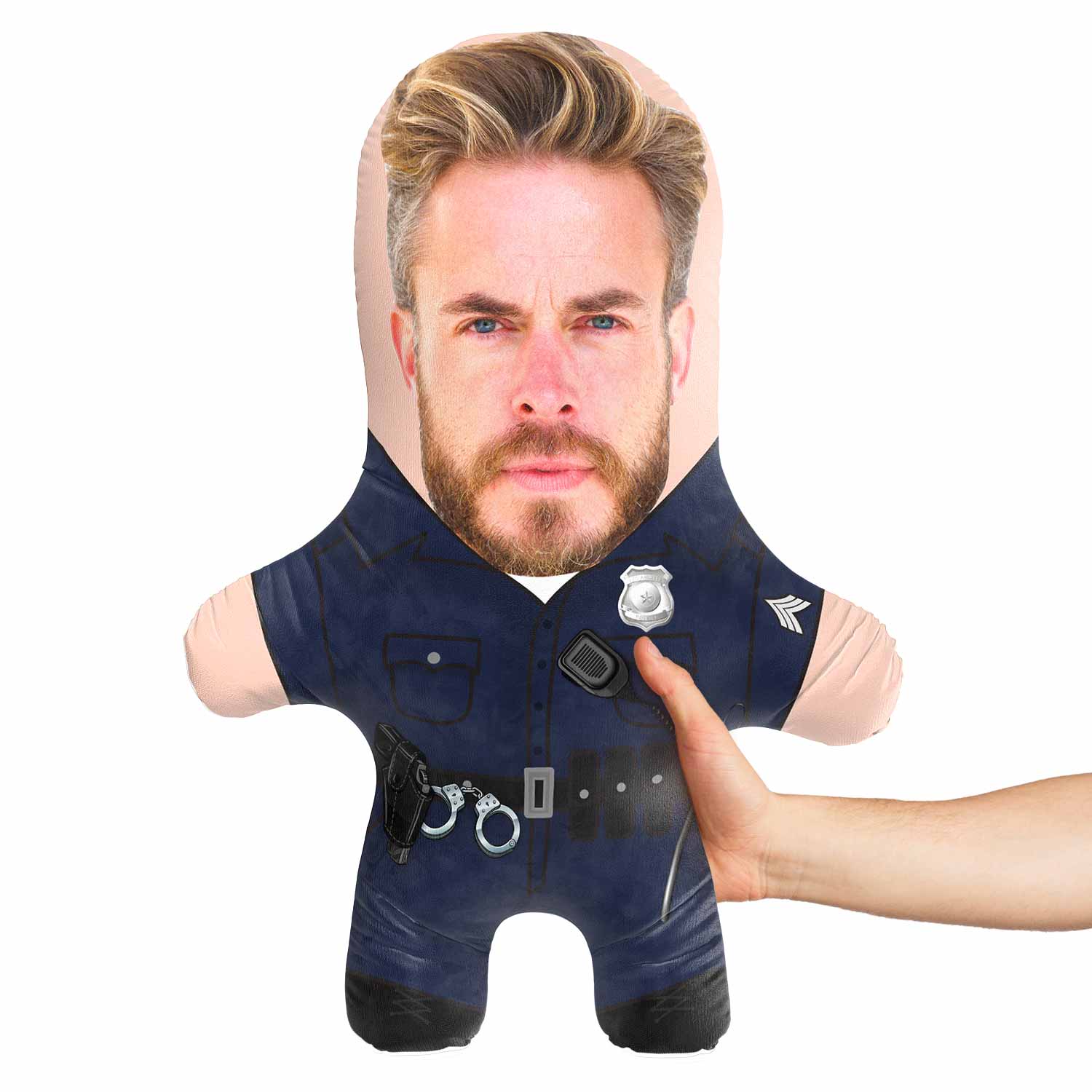 Police Officer LAPD Face Pillow