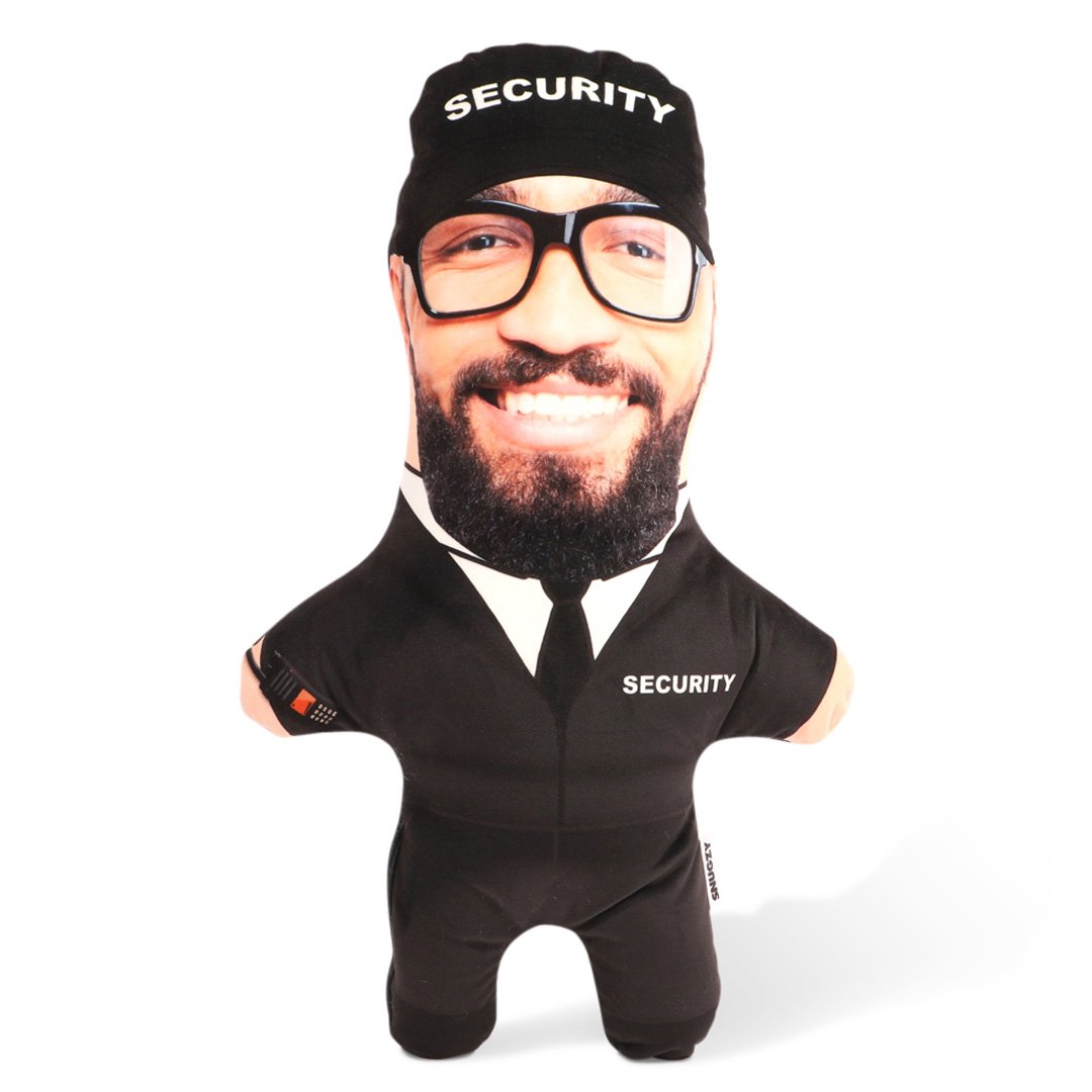 Security Guard Face Pillow