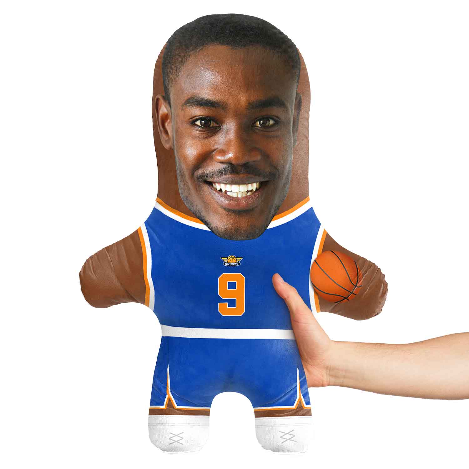 New York Basketball Face Pillow