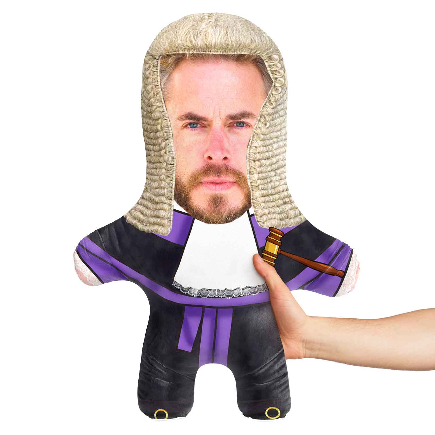 Judge Face Pillow