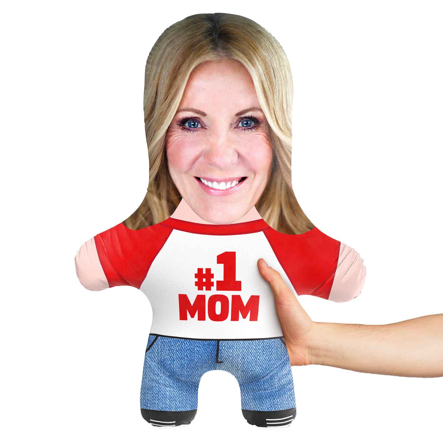 No.1 Mom Face Pillow