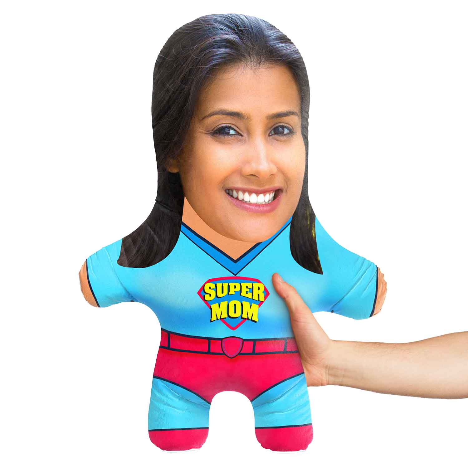 Super Mom Face Pillow