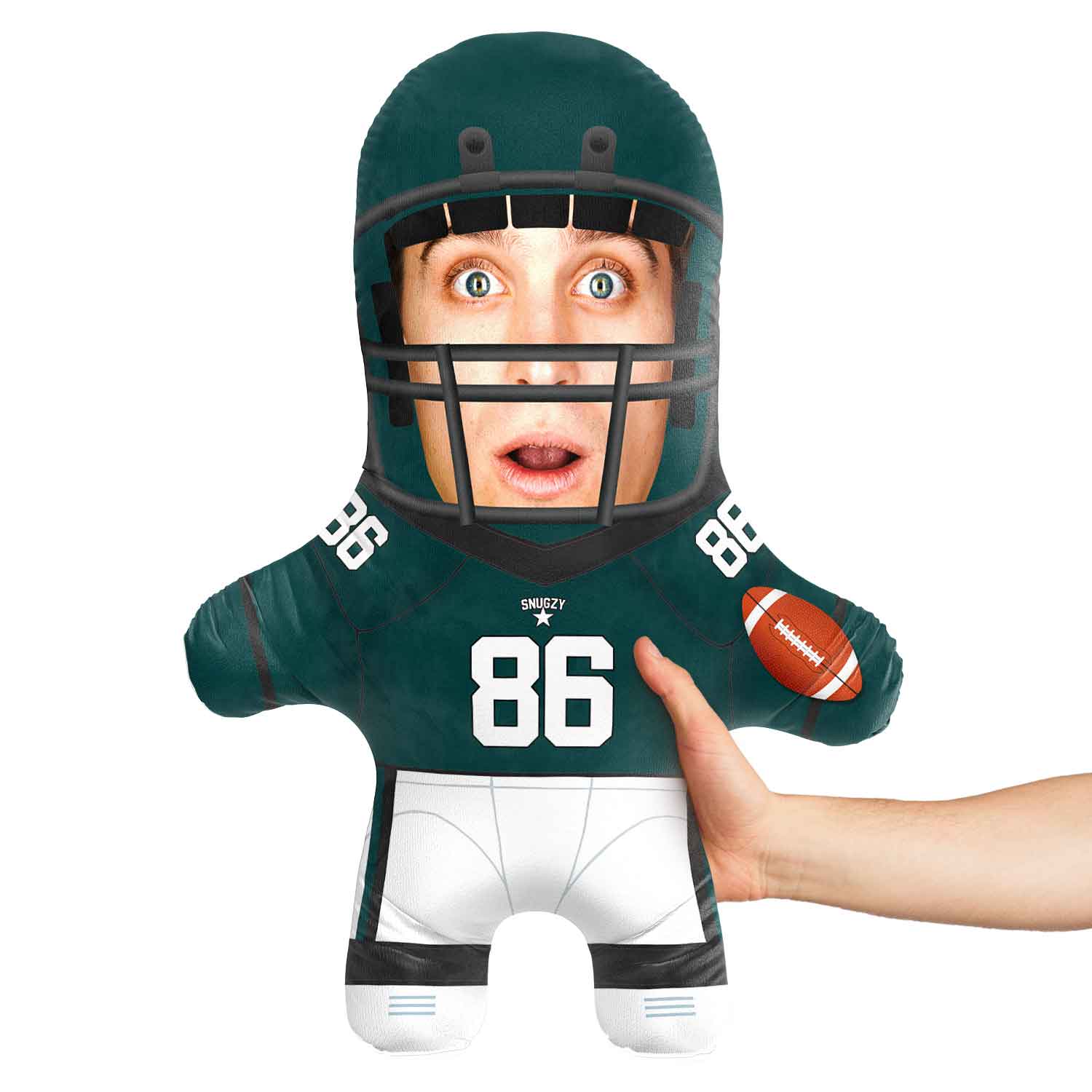 Philadelphia Football Face Pillow