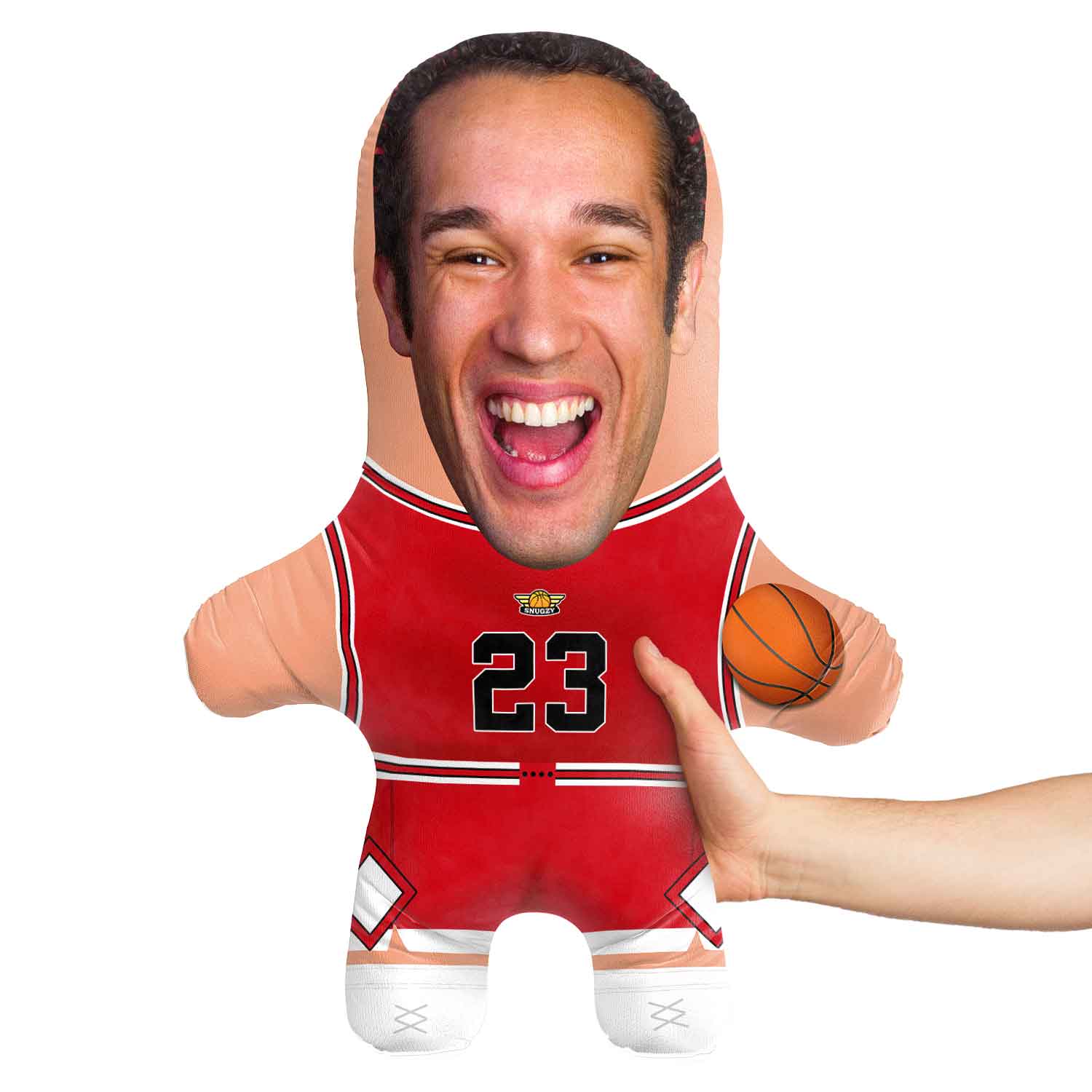 Chicago Basketball Face Pillow