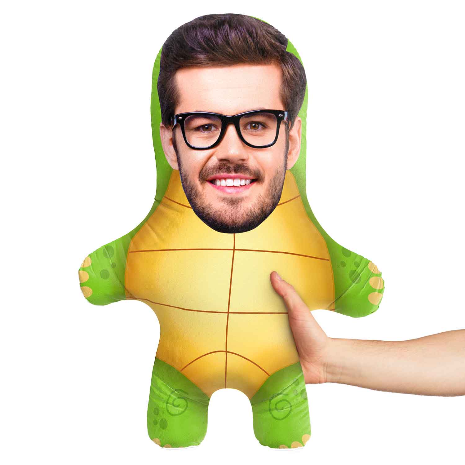 Tortoise Face Pillow