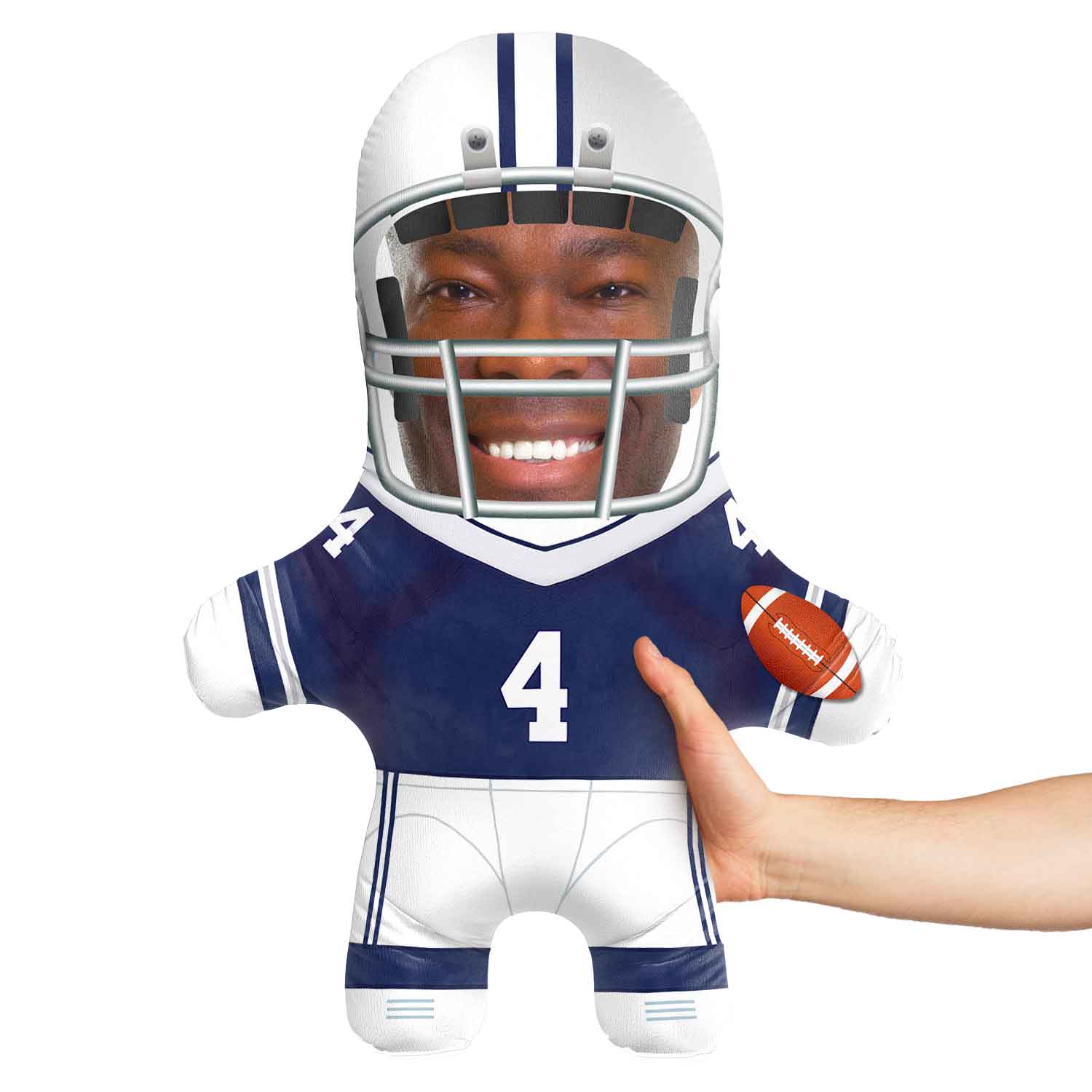 Dallas Football Face Pillow