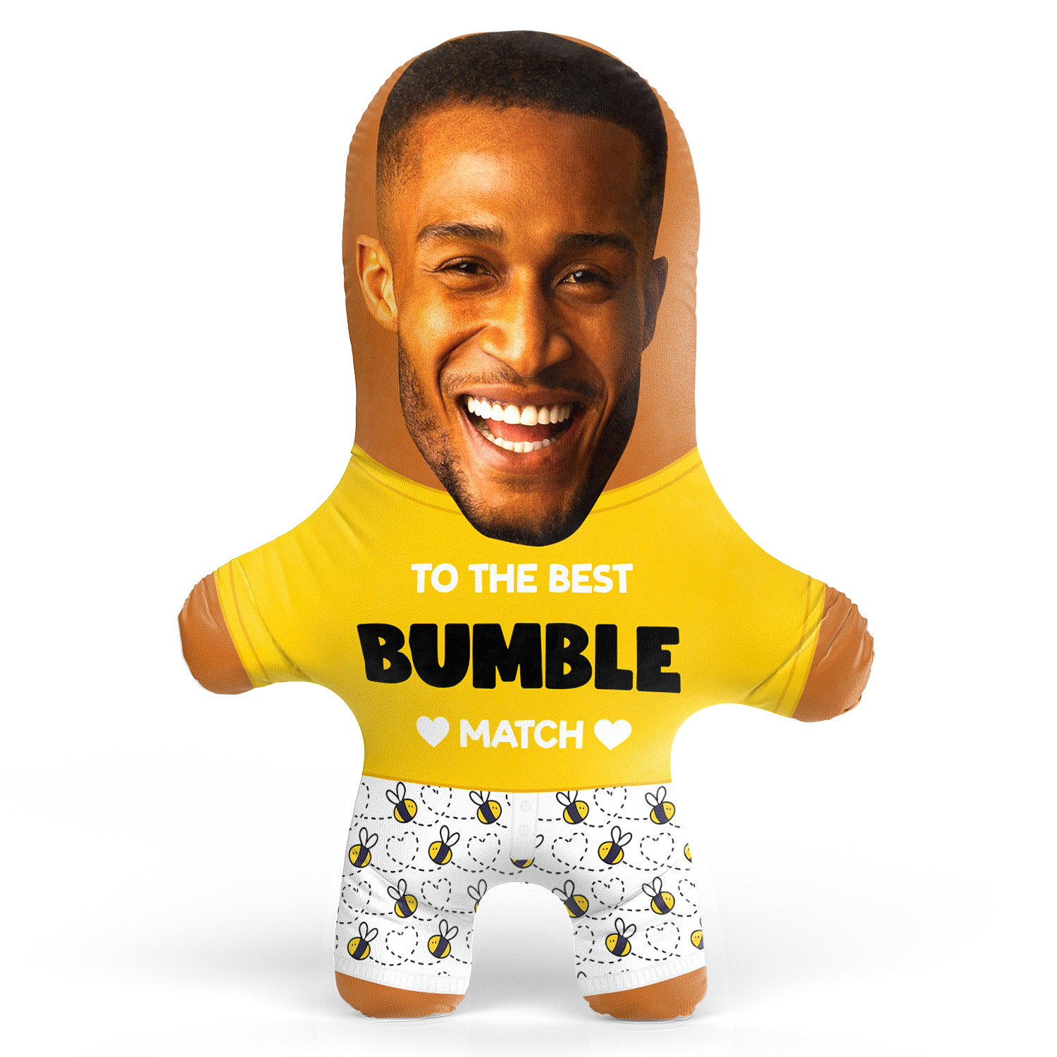 To The Best Bumble Match Face Pillow