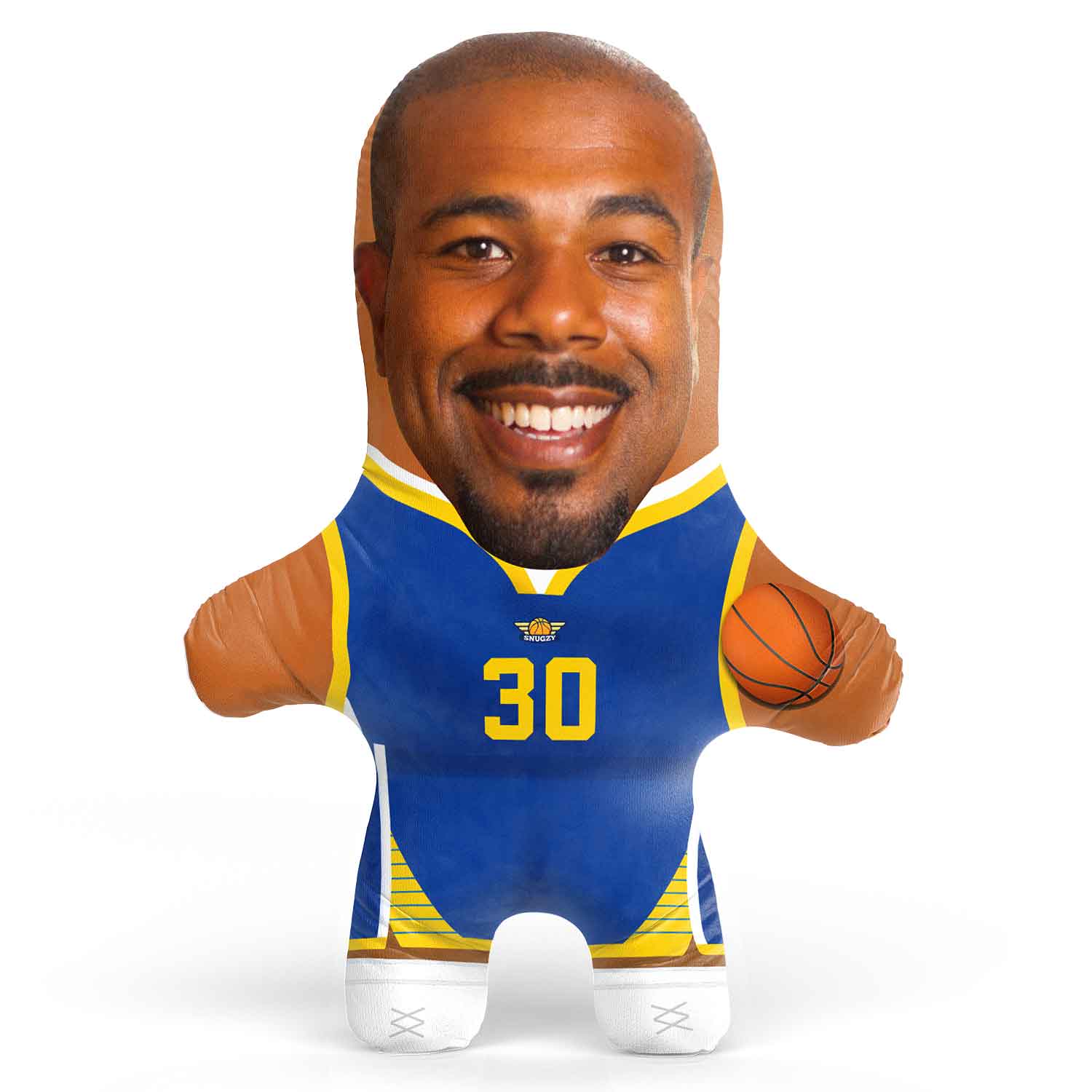 Golden State Basketball Face Pillow