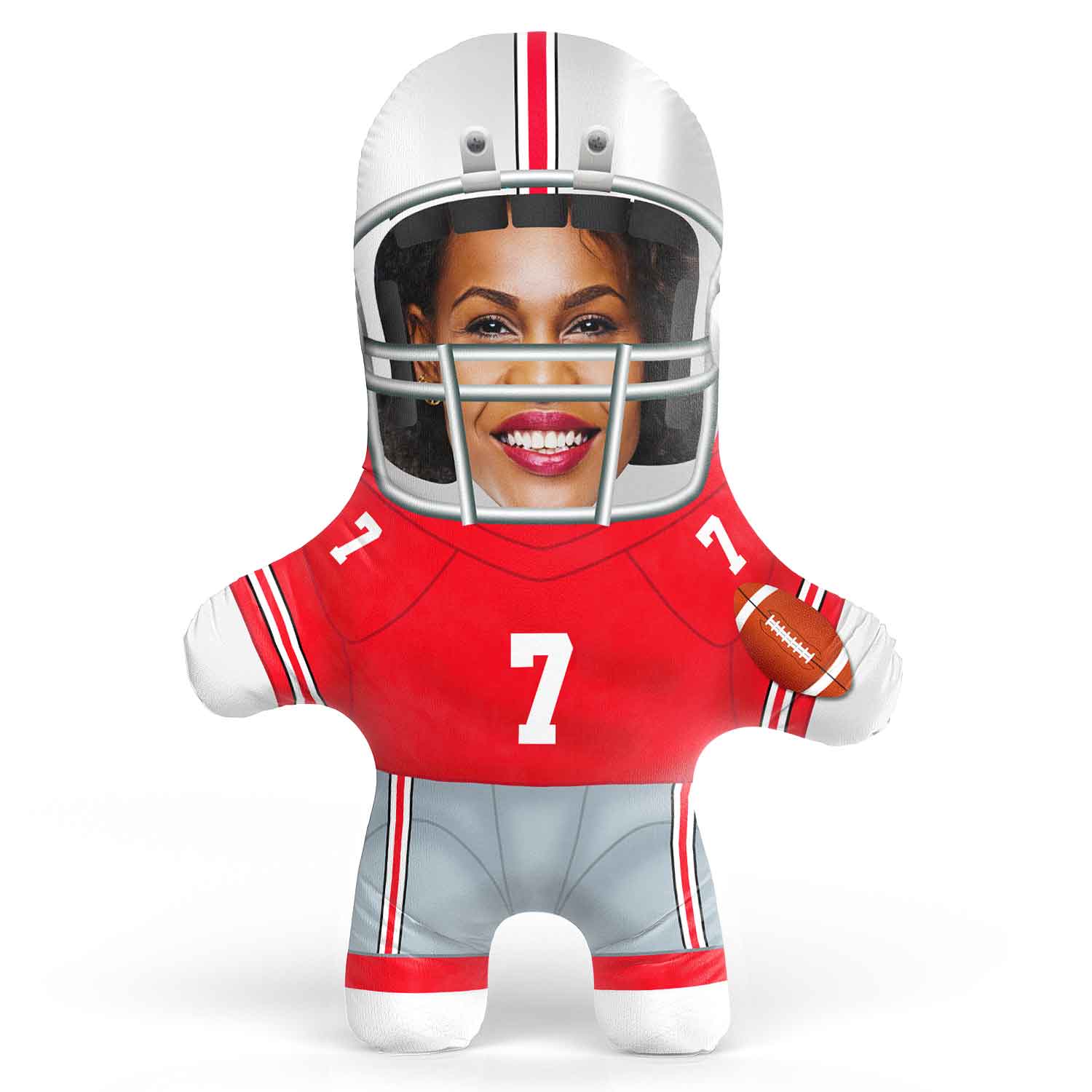 Ohio College Football Face Pillow