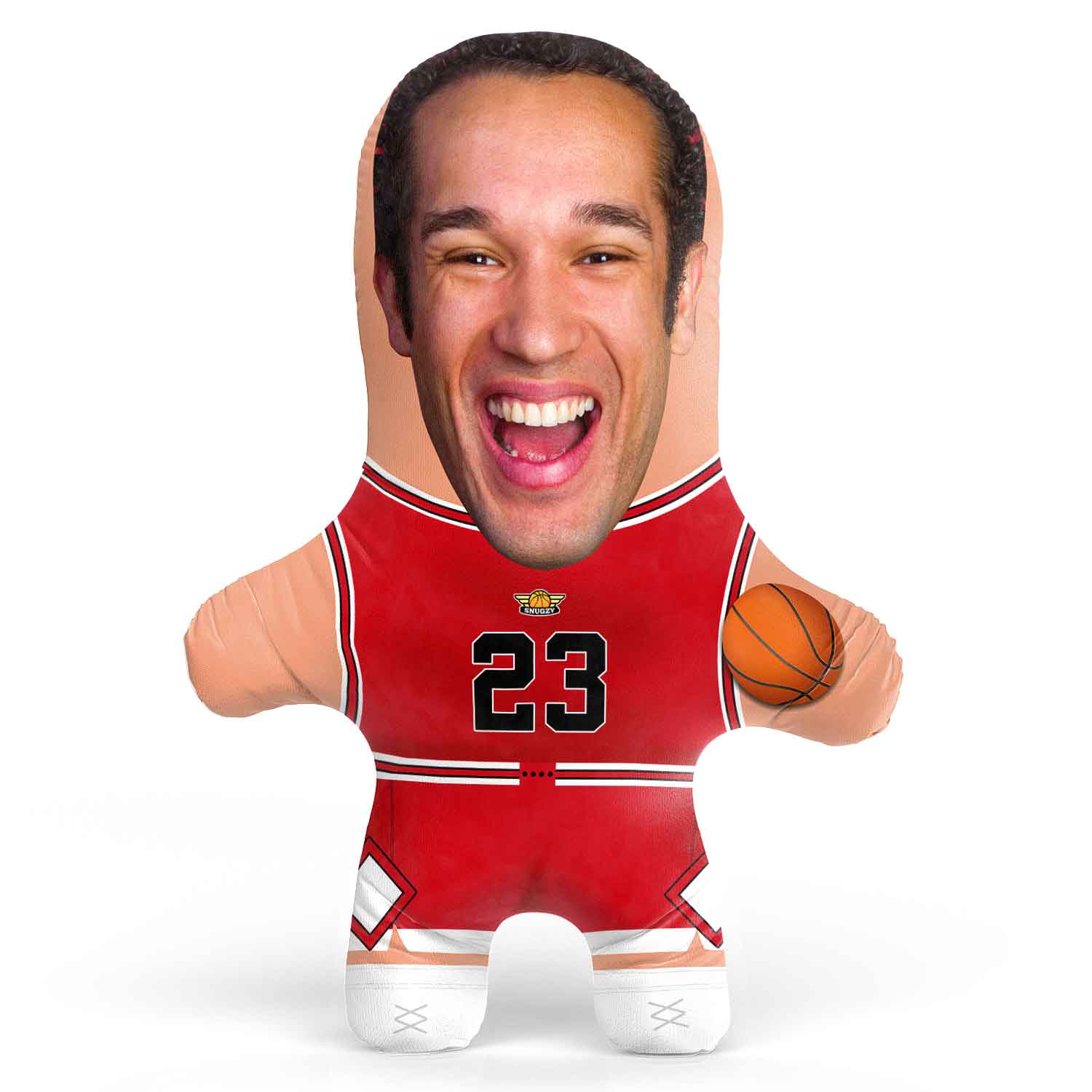 Chicago Basketball Face Pillow