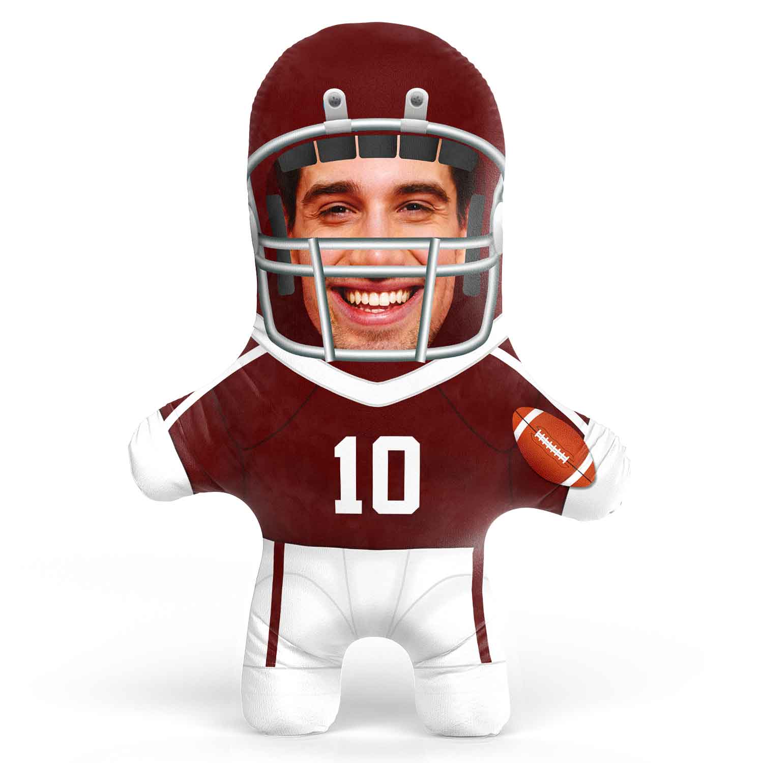 Texas College Football Face Pillow