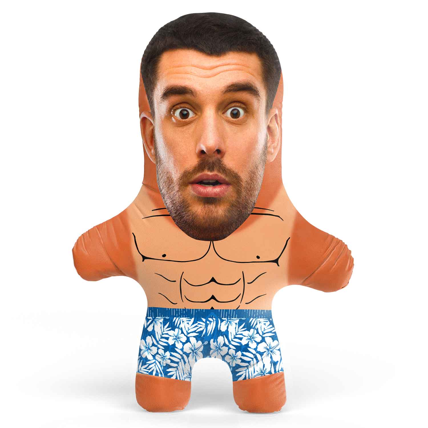 Male Sunburnt Face Pillow