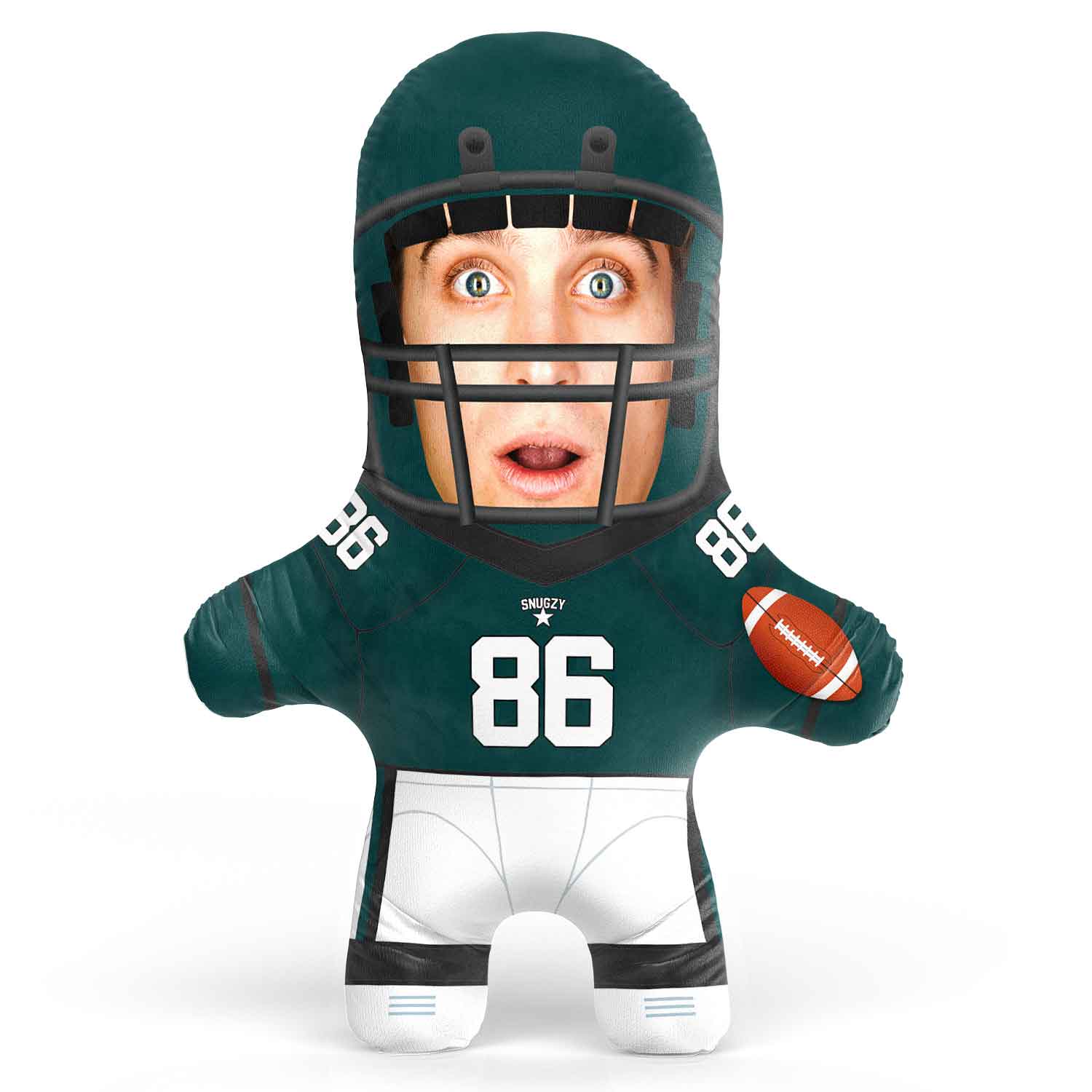Philadelphia Football Face Pillow