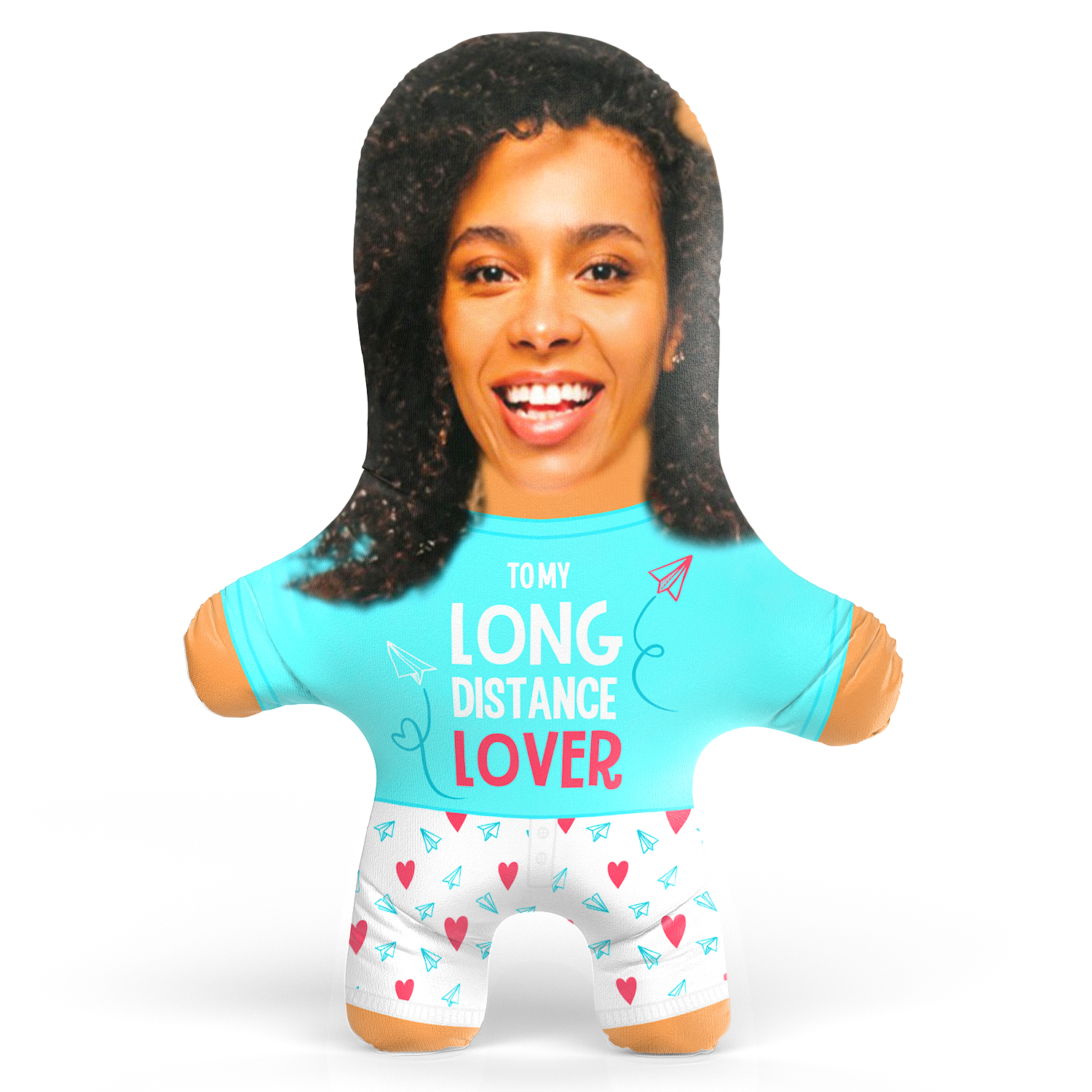 To My Long Distance Lover Face Pillow