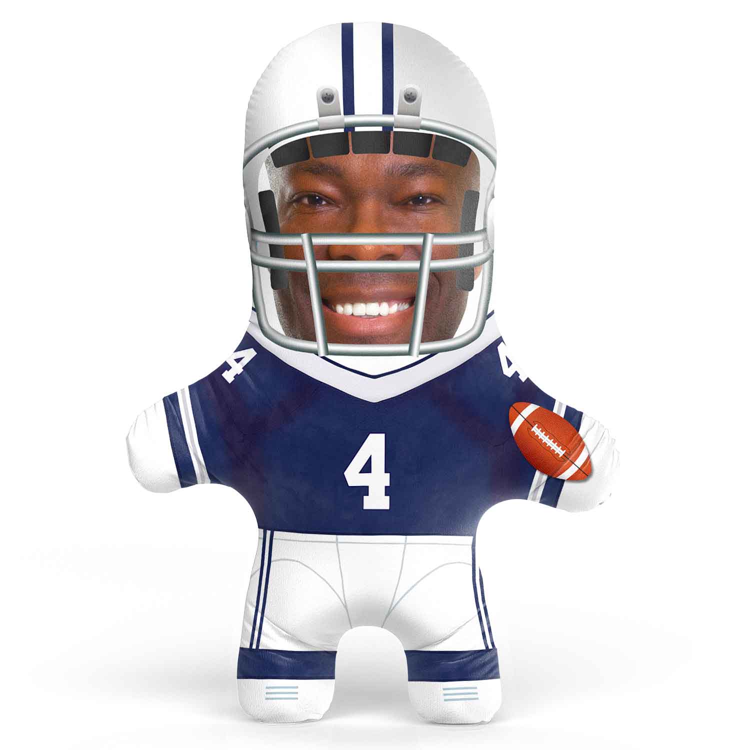 Dallas Football Face Pillow