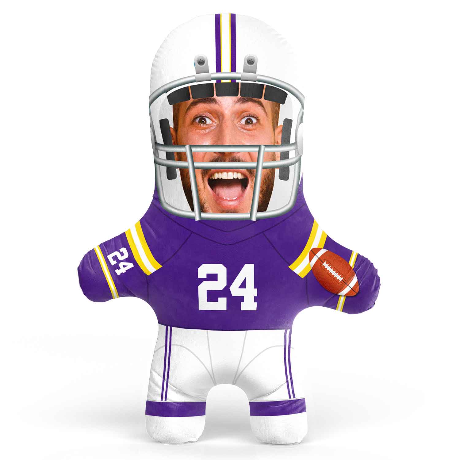 Louisiana College Football Face Pillow