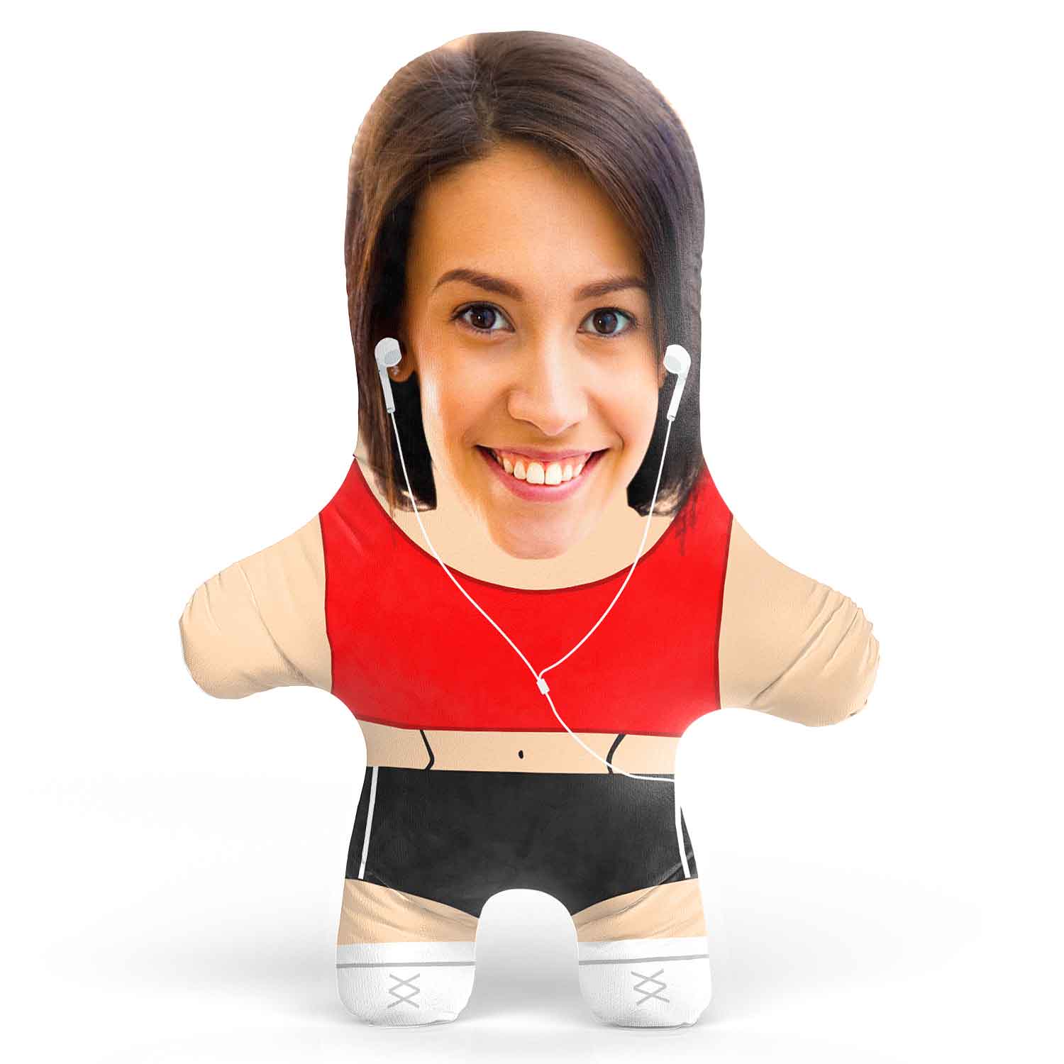 Female Runner Face Pillow