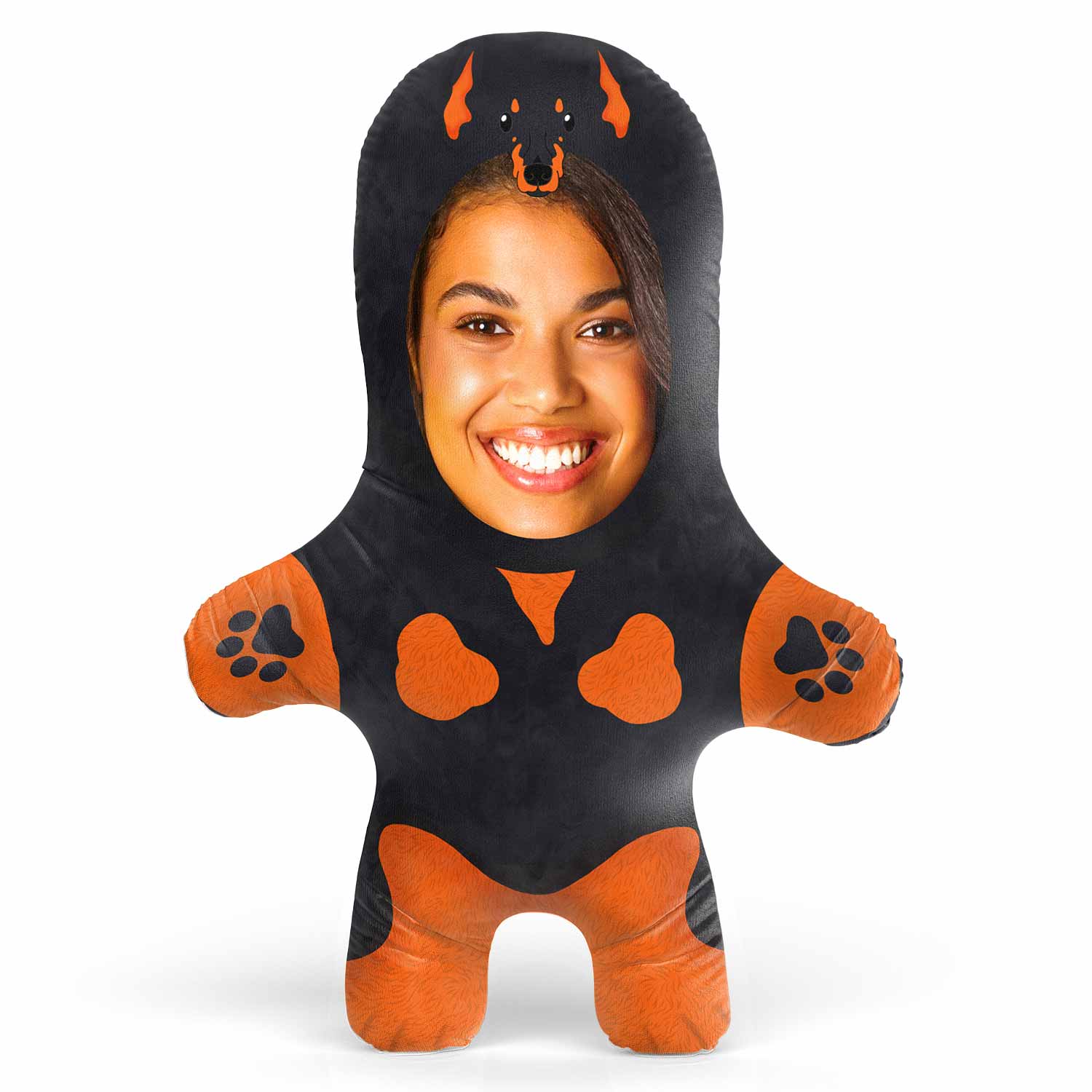 Doberman Face Pillow