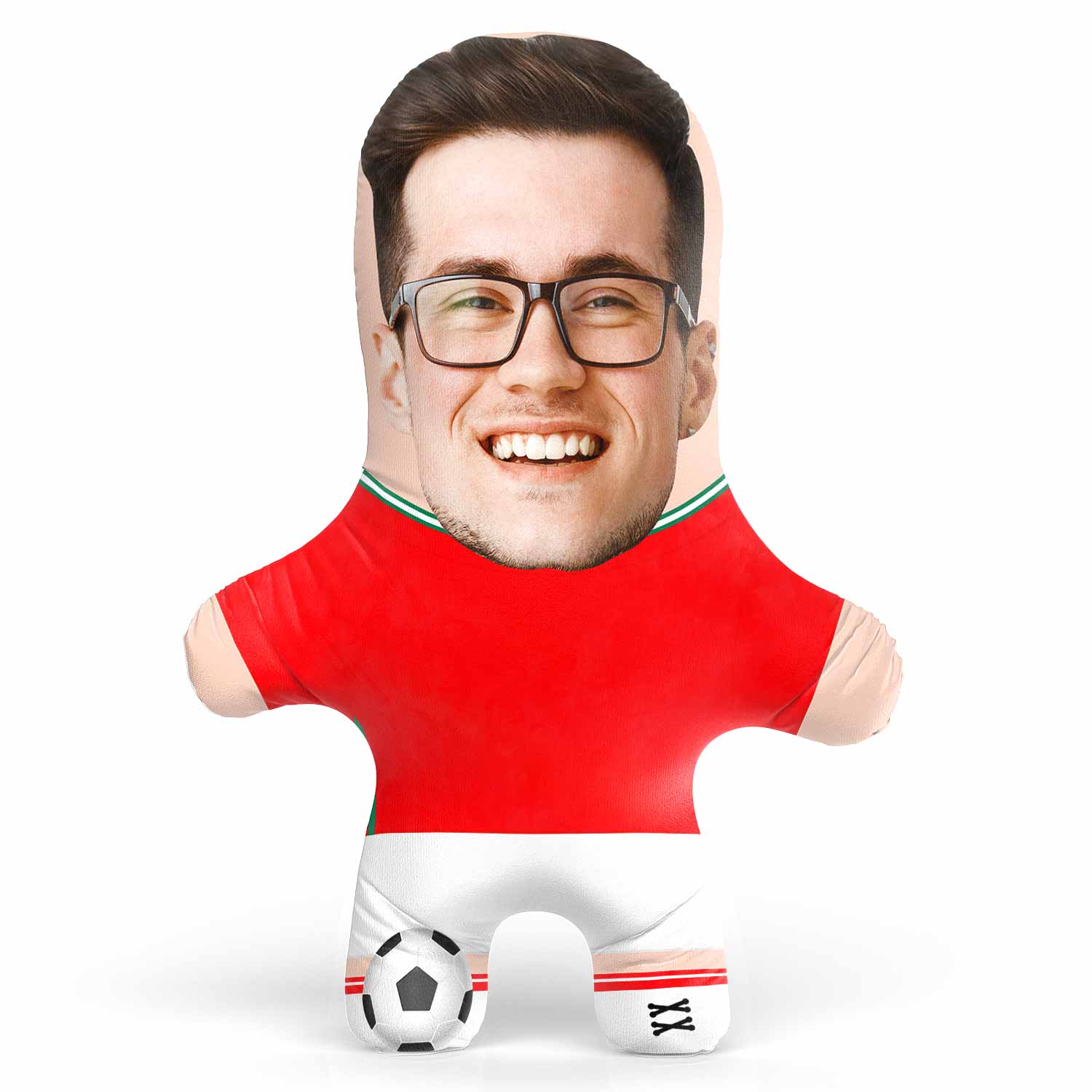 Wales Soccer Face Pillow