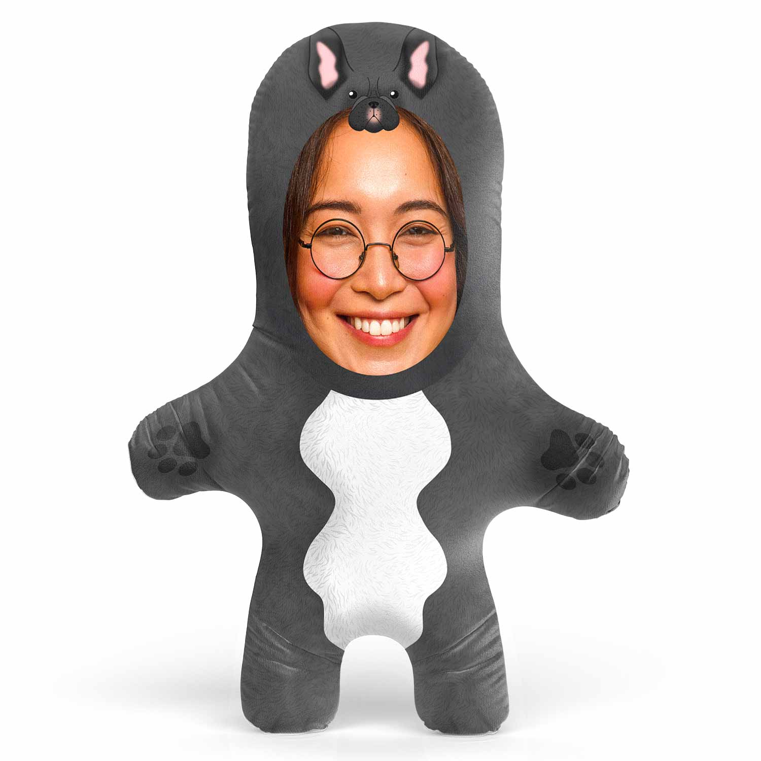 French Bulldog Face Pillow